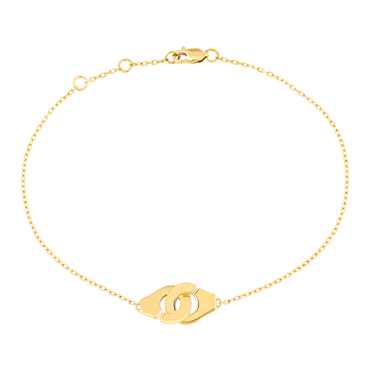 Bracelet Menottes dinh van R8 or jaune