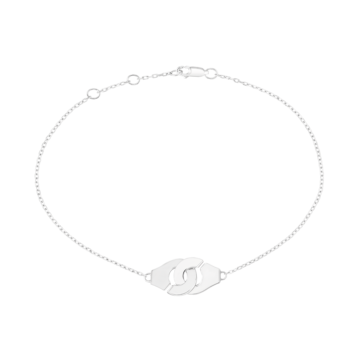 Bracelet Menottes dinh van R8 or blanc Menottes dinh van Référence :  301202 -3