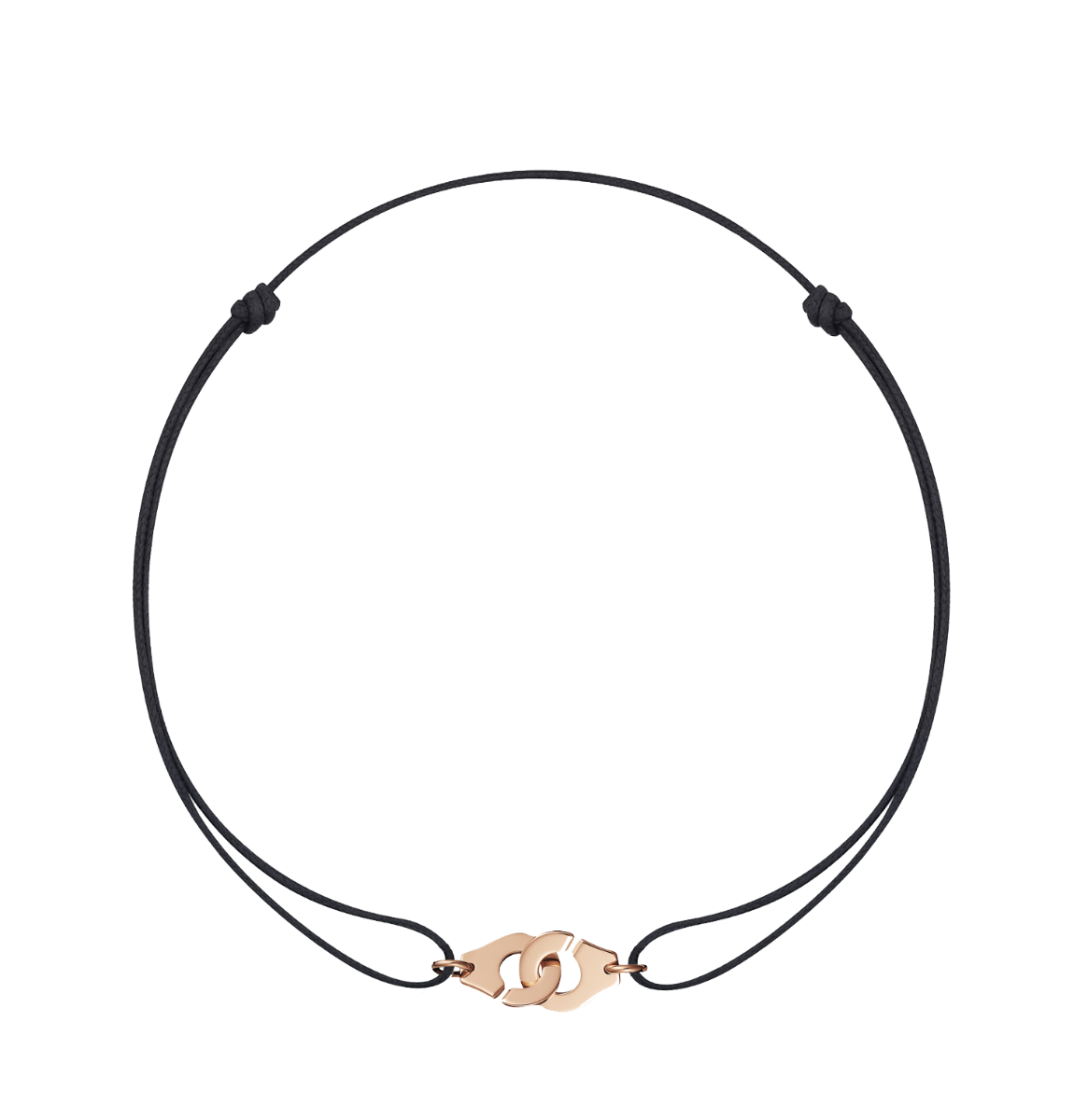 Bracelet sur cordon Menottes dinh van R8 or rose Menottes dinh van Référence :  319105 -3