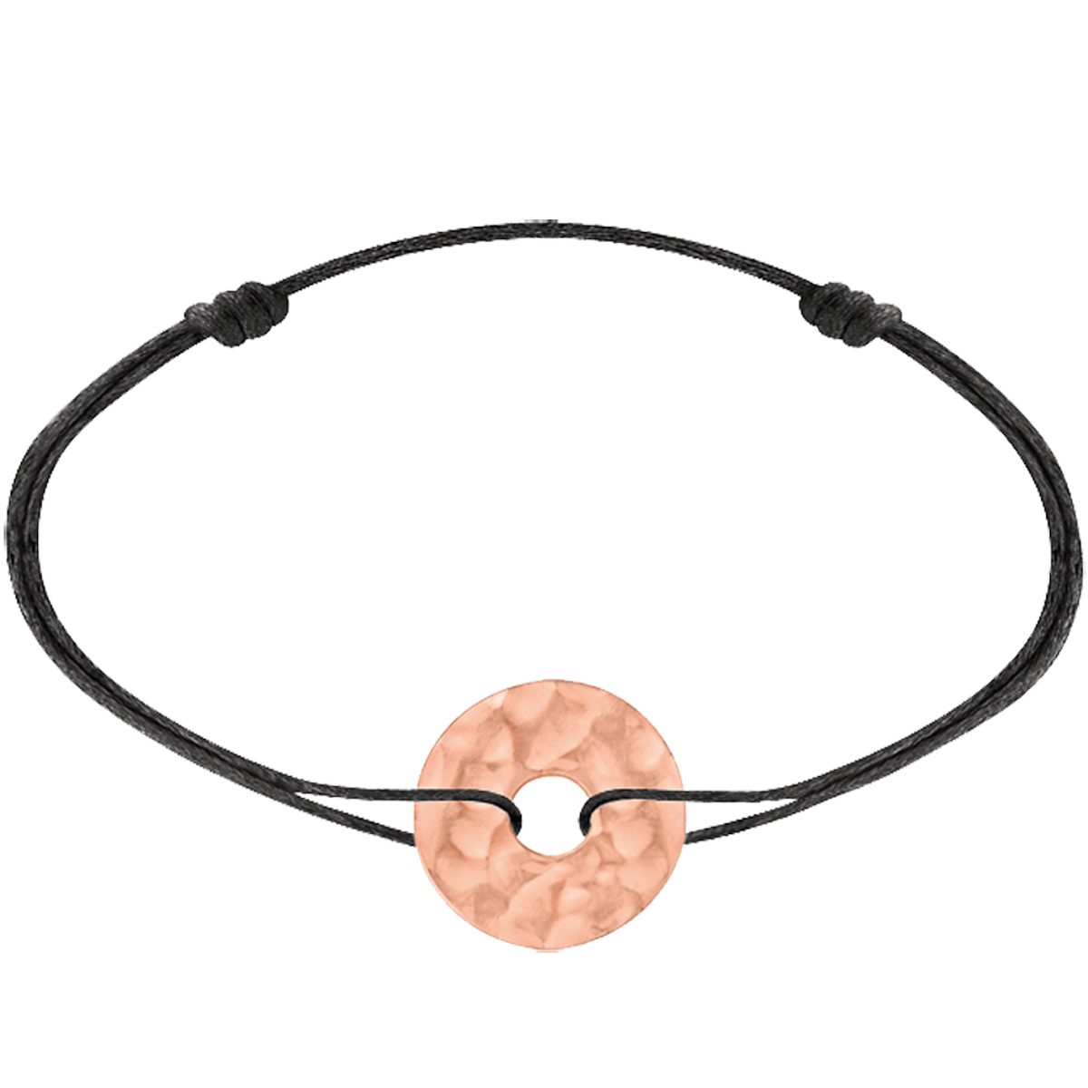 Bracelet sur cordon Pi or rose  Référence :  339105 -1