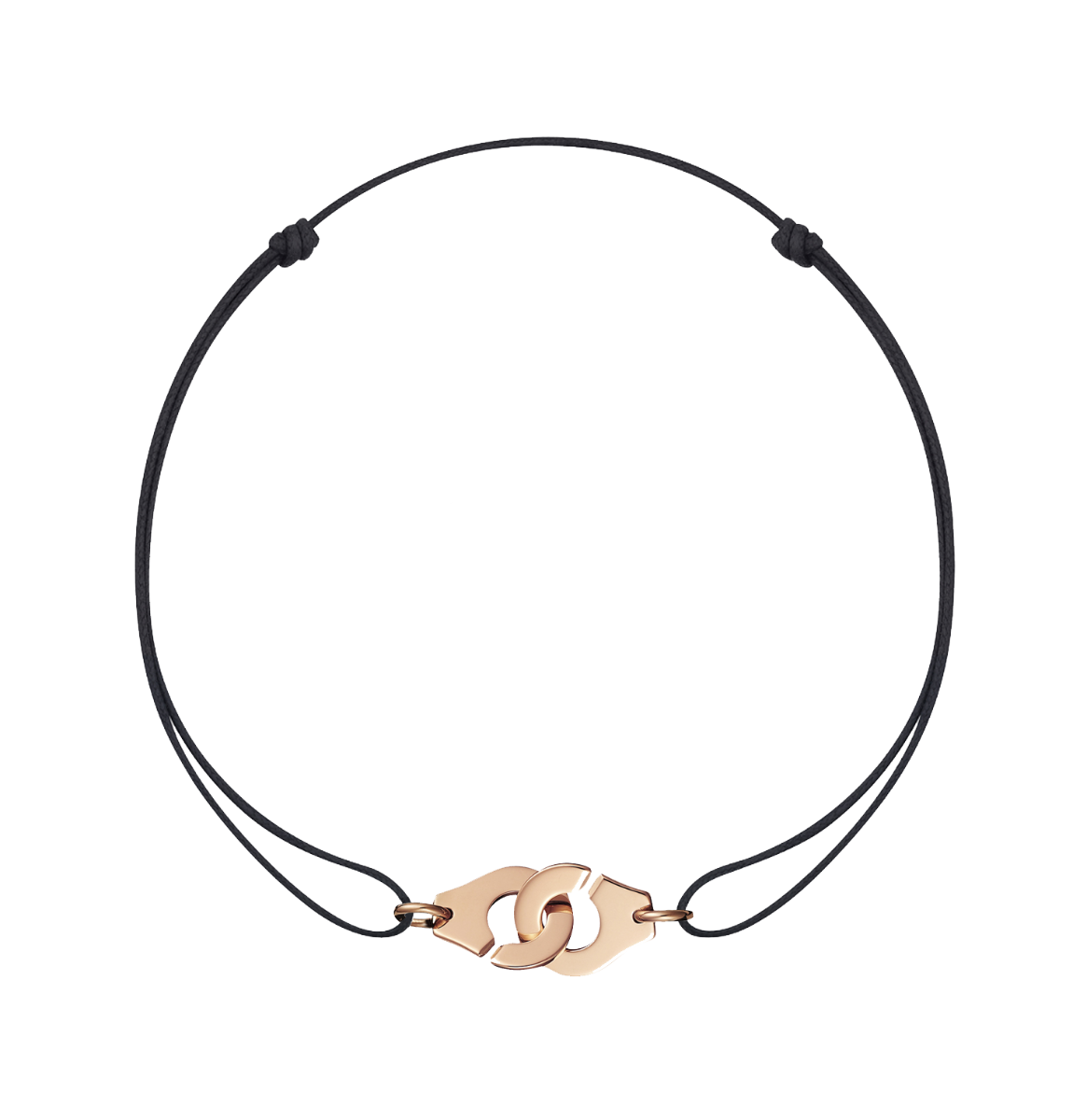 Bracelet sur cordon Menottes dinh van R10 or rose Menottes dinh van Référence :  341115 -3
