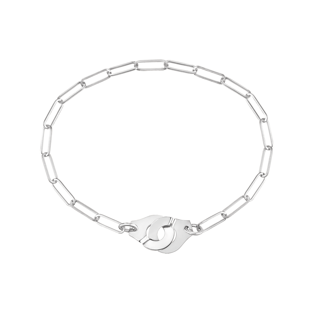 Bracelet Menottes dinh van R10 or blanc Menottes dinh van Référence :  368105 -3