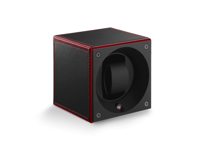 Masterbox Cuir Noir Bord Cuir Rouge Masterbox Référence :  SK01.CV.GT.ROUGE -1