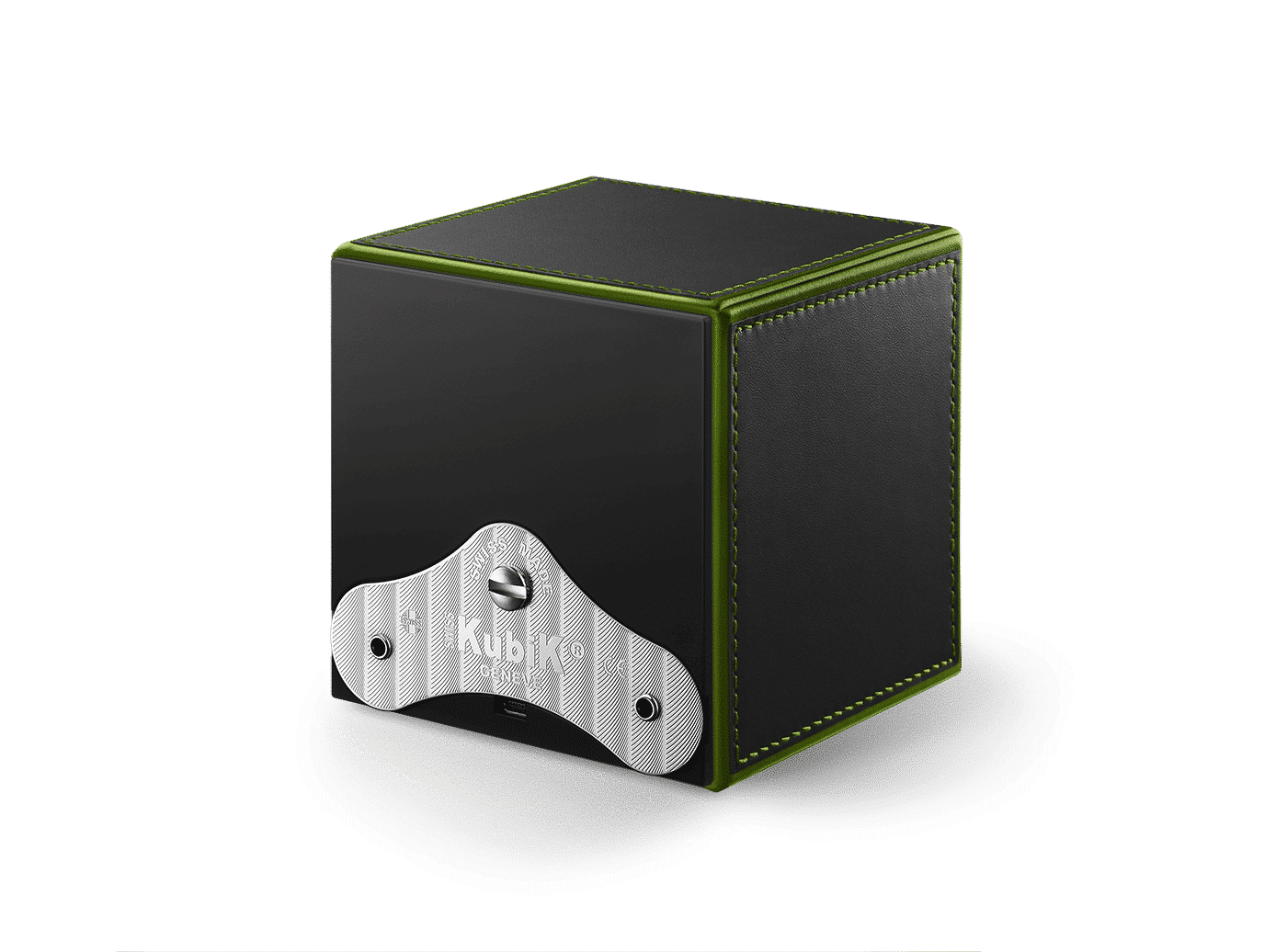 Masterbox Cuir Noir Bord Cuir Vert Masterbox Référence :  SK01.CV.GT.VERT -3