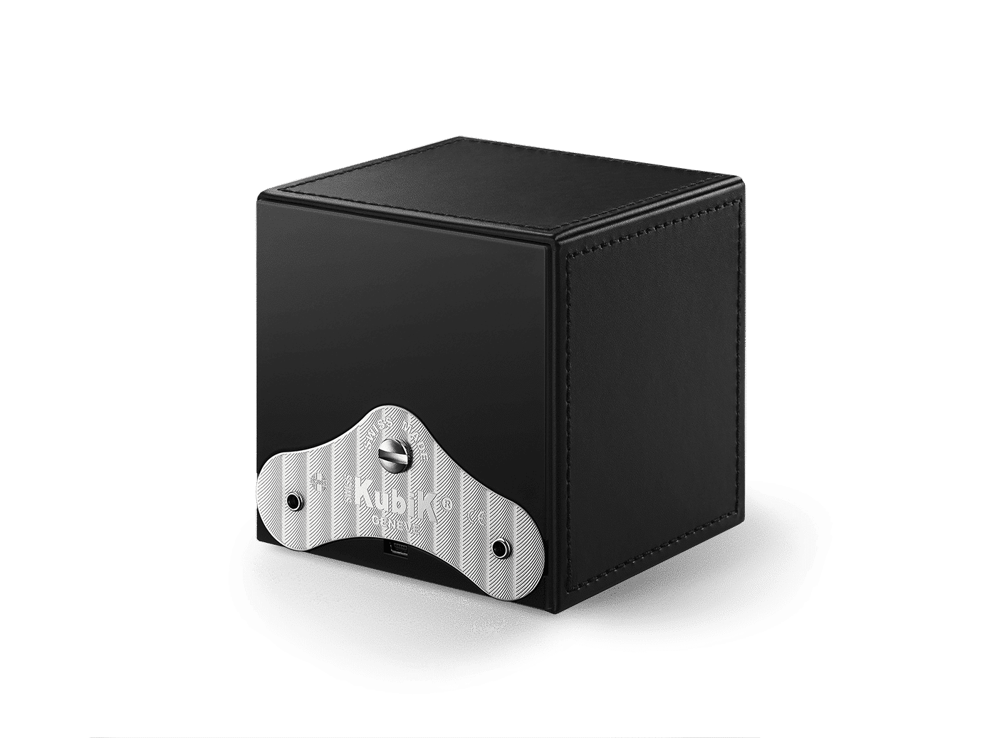 Masterbox Cuir noir surpiqûres noires Masterbox Référence :  SK01.CV003 -3