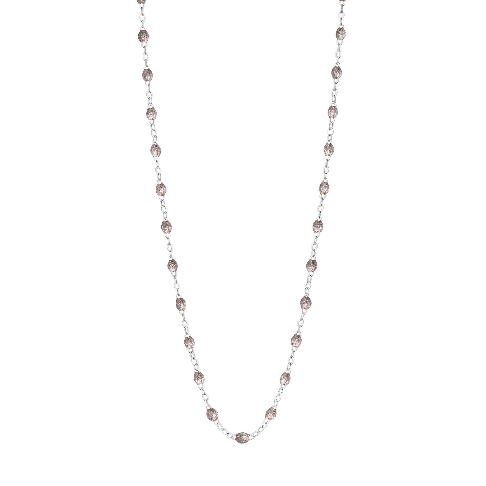 Collier argent Classique Gigi, or blanc, 42 cm classique gigi Référence :  b1gi001g1642xx -1