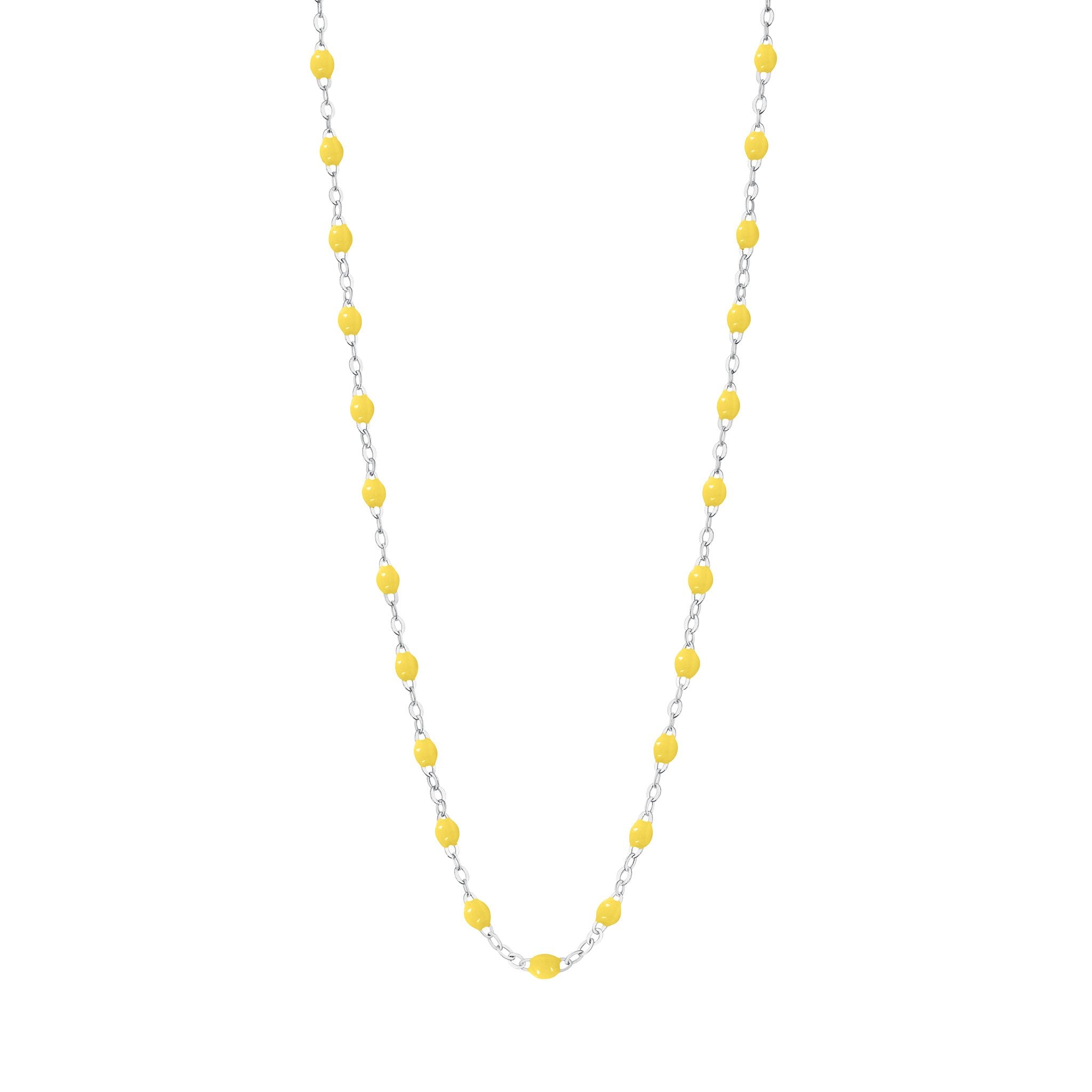 Collier citron Classique Gigi, or blanc, 42 cm classique gigi Référence :  b1gi001g4742xx -1