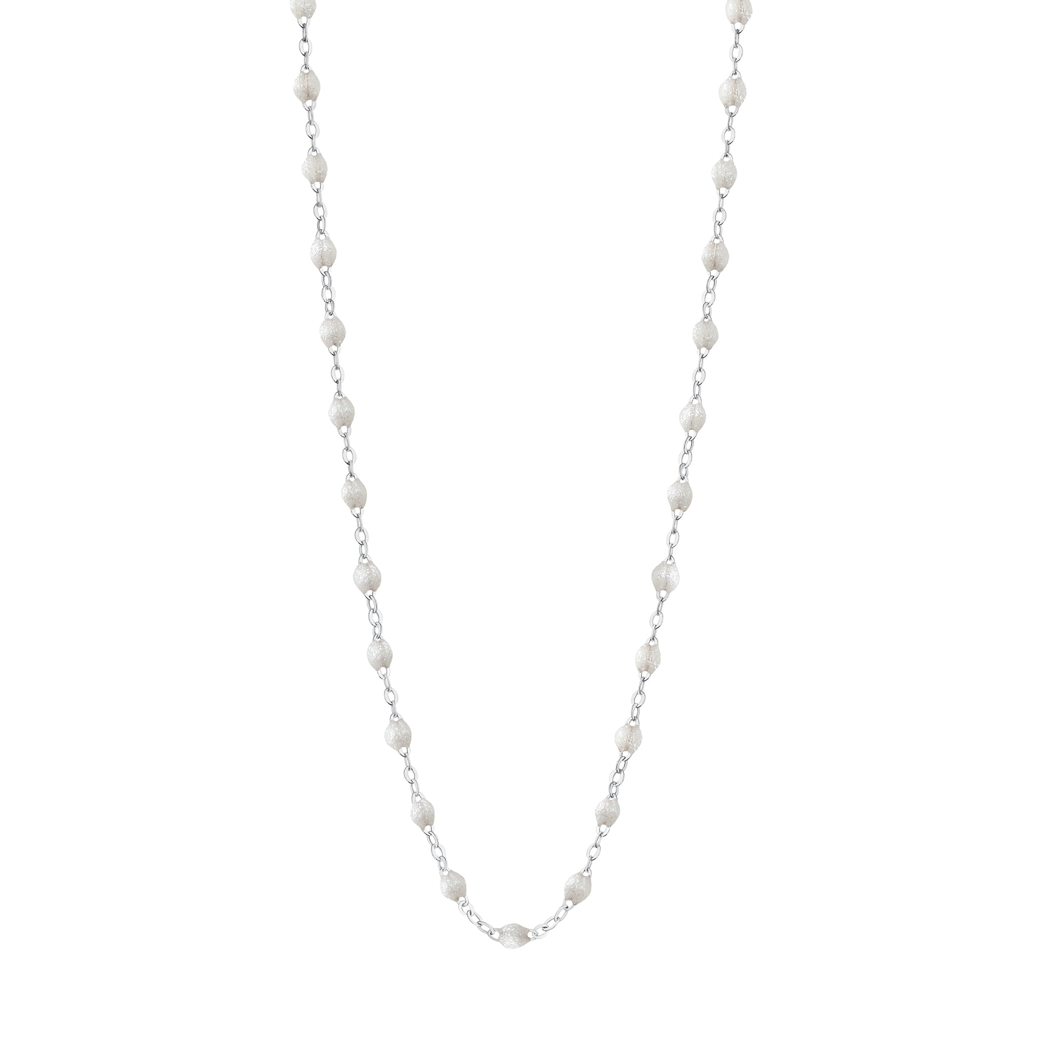 Collier opale Classique Gigi, or blanc, 42 cm classique gigi Référence :  b1gi001g6142xx -1