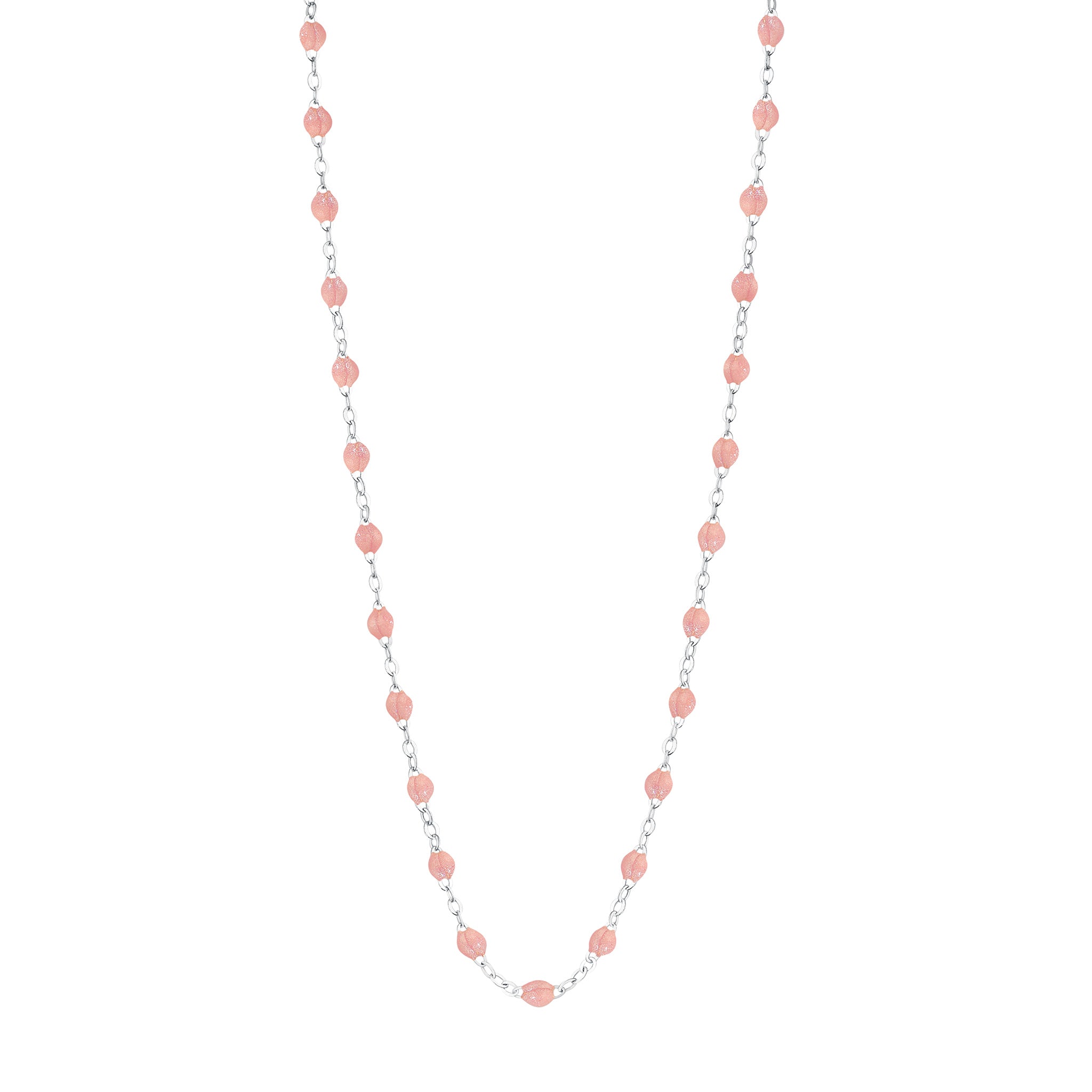 Collier blush Classique Gigi, or blanc, 42 cm classique gigi Référence :  b1gi001g6342xx -1