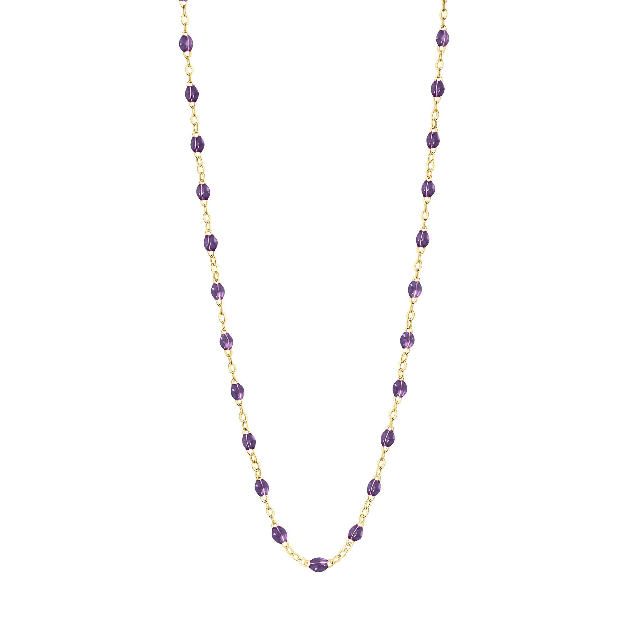 Collier violet Classique Gigi, or jaune, 42 cm classique gigi Référence :  b1gi001j1142xx -1