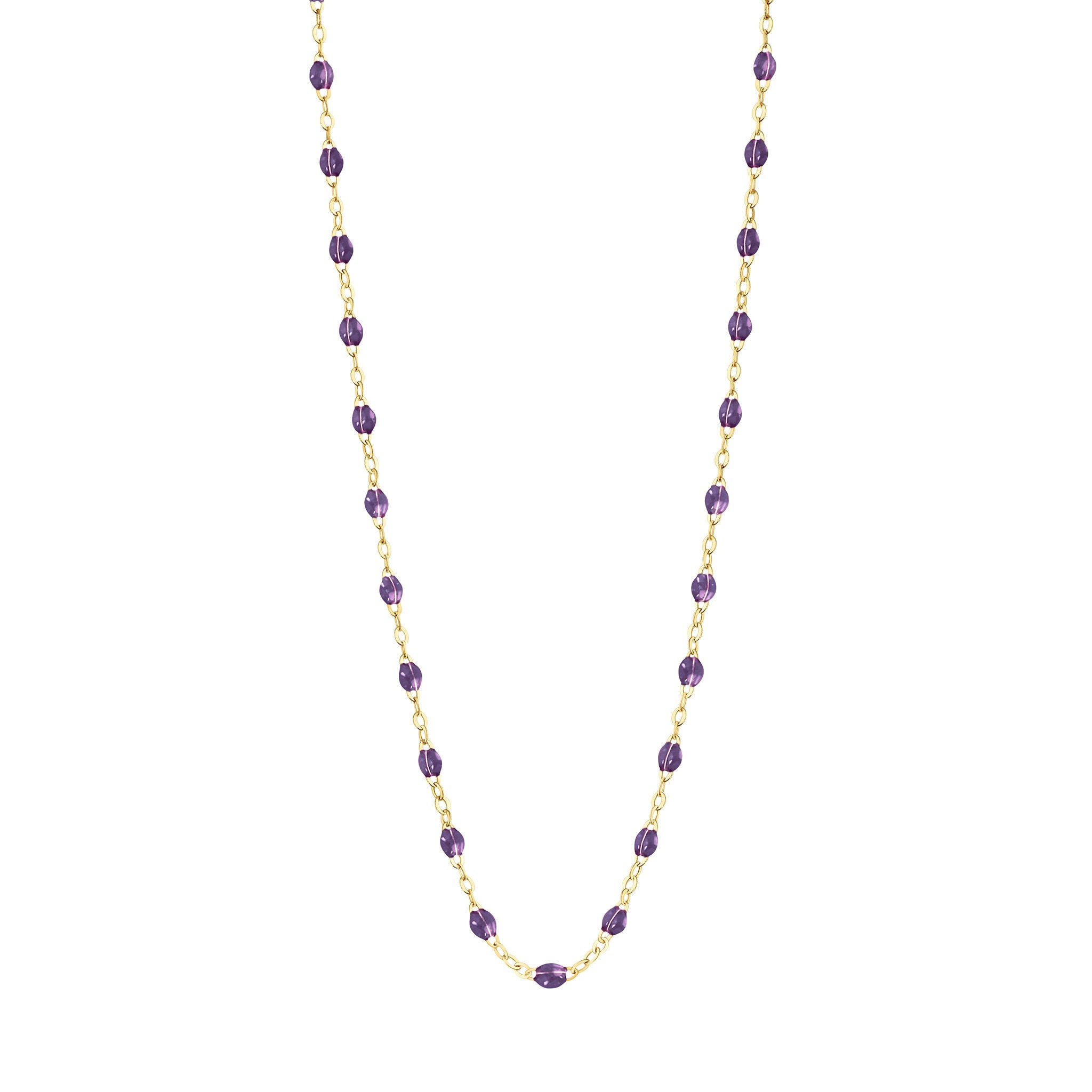 Collier violet Classique Gigi, or jaune, 45 cm classique gigi Référence :  b1gi001j1145xx -1