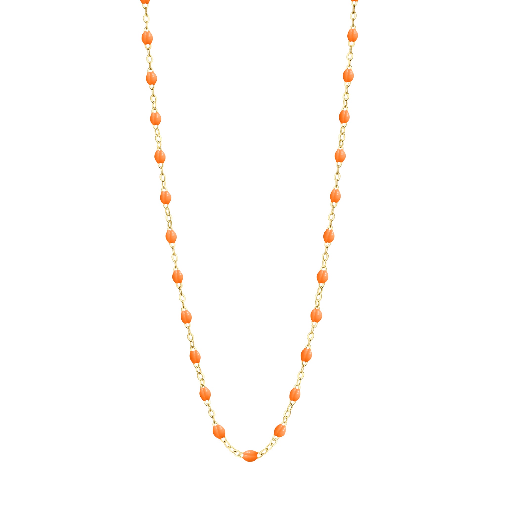 Collier mandarine Classique Gigi, or jaune, 42 cm