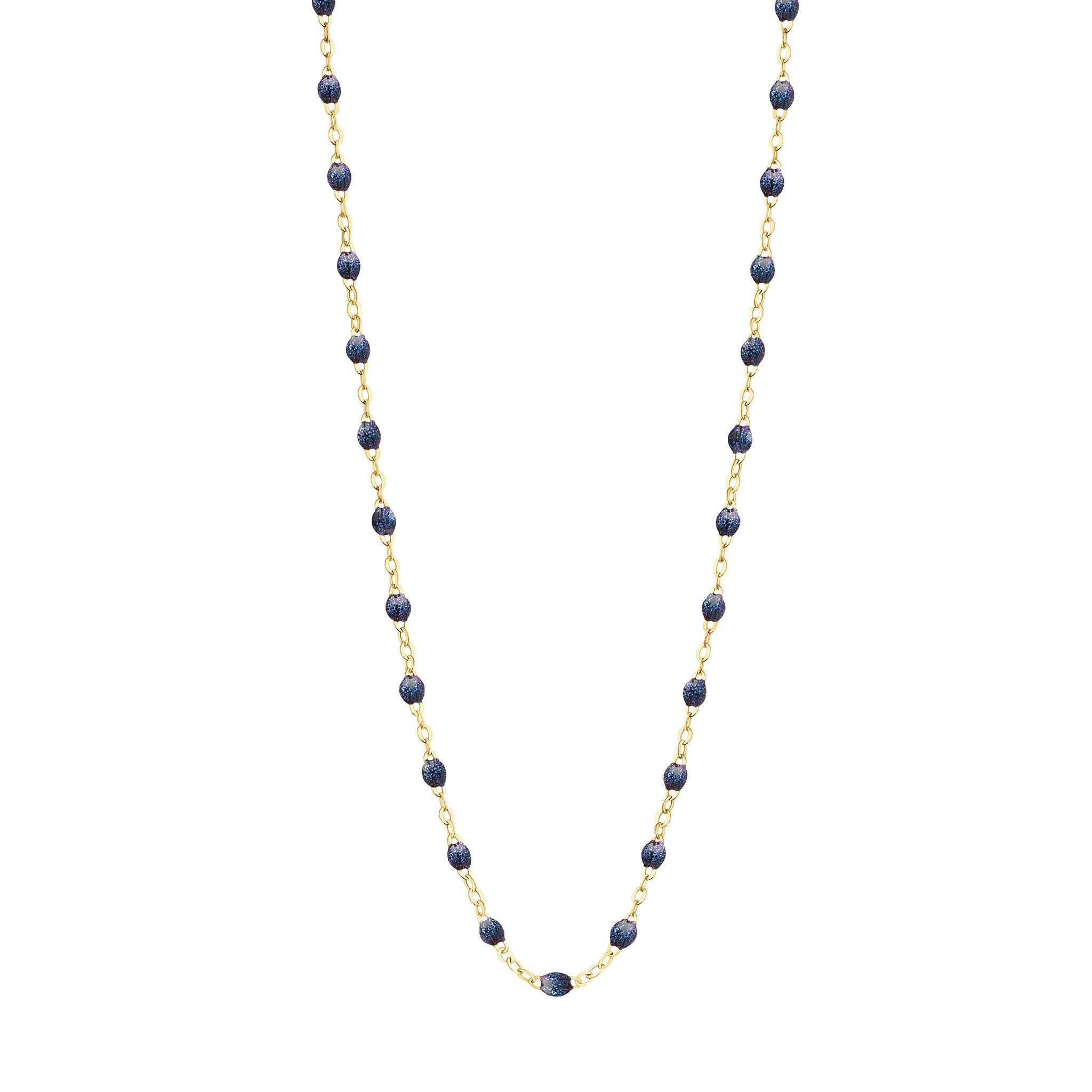 Collier nuit Classique Gigi, or jaune, 42 cm