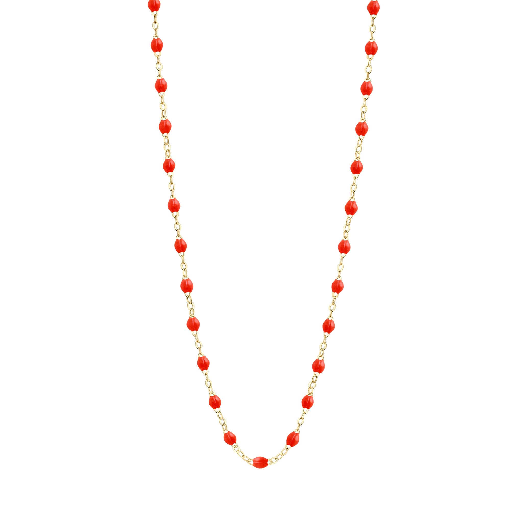 Collier corail Classique Gigi, or jaune, 45 cm classique gigi Référence :  b1gi001j5845xx -1