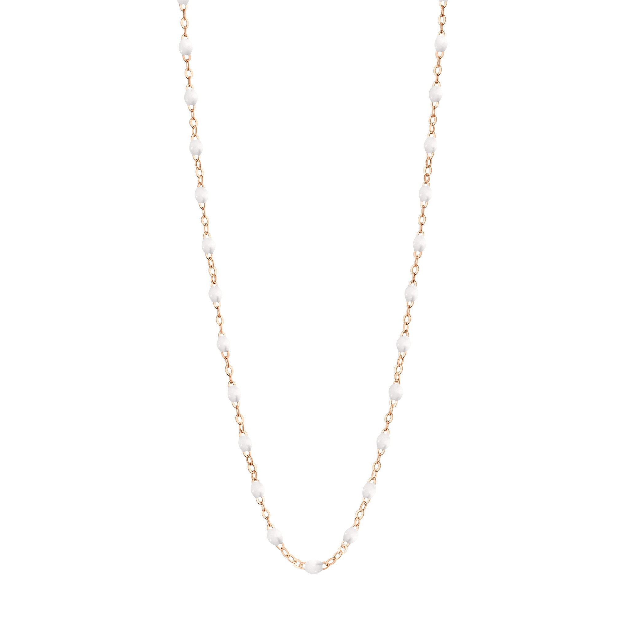 Collier blanc Classique Gigi, or rose, 42 cm classique gigi Référence :  b1gi001r0142xx -1