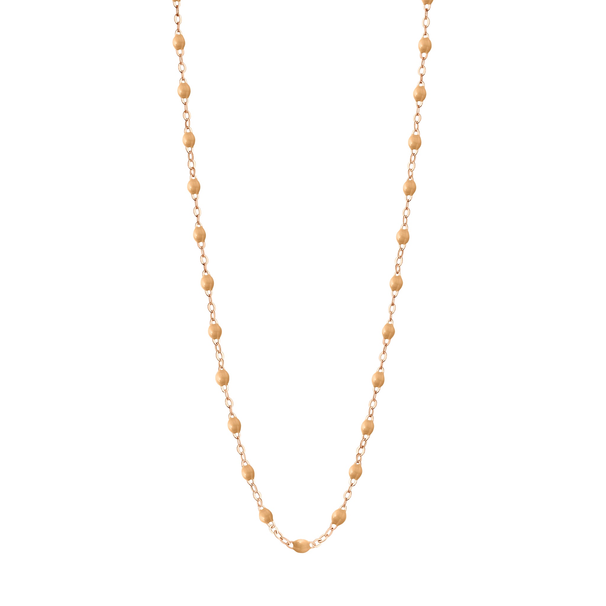 Collier nude Classique Gigi, or rose, 42 cm