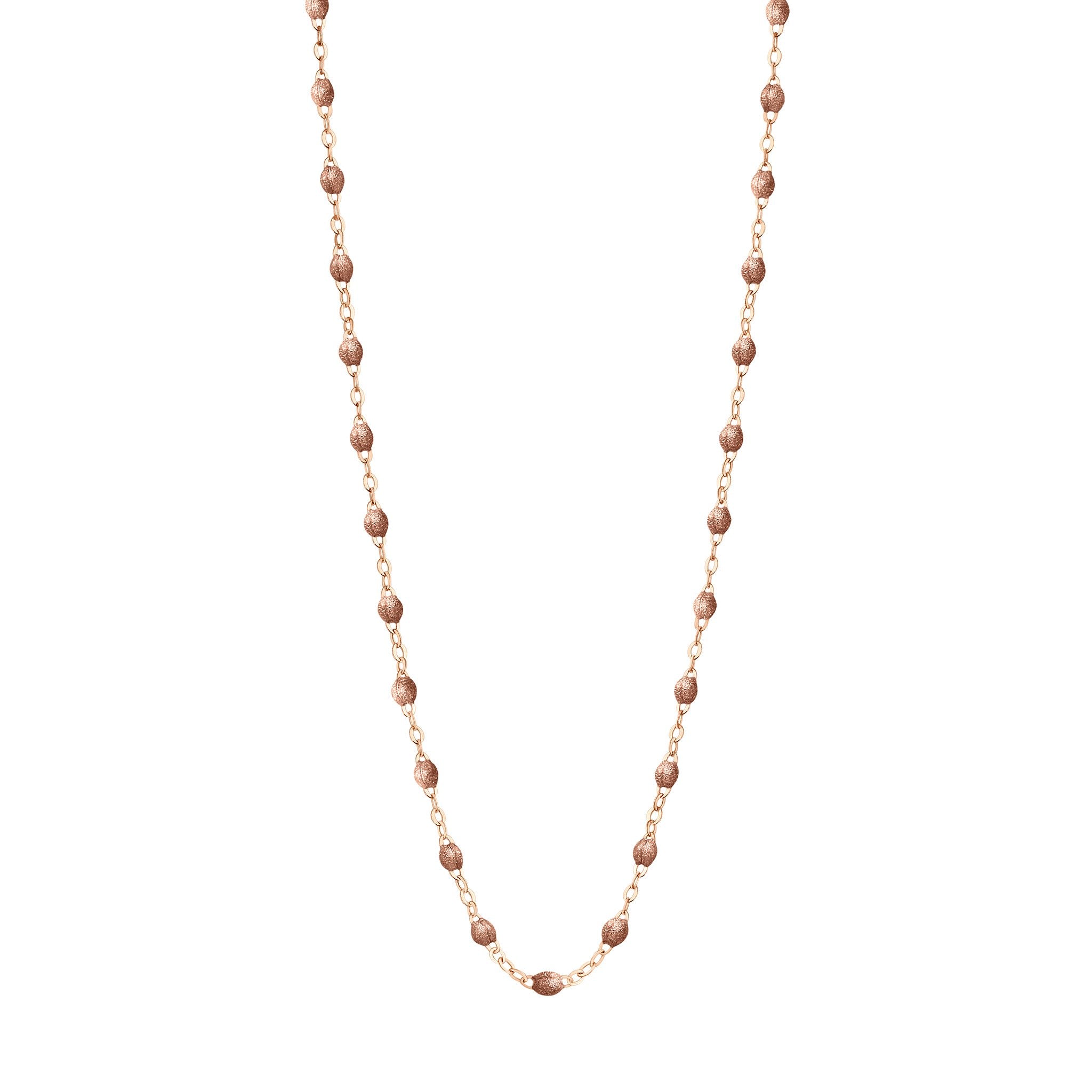 Collier cuivre Classique Gigi, or rose, 42 cm