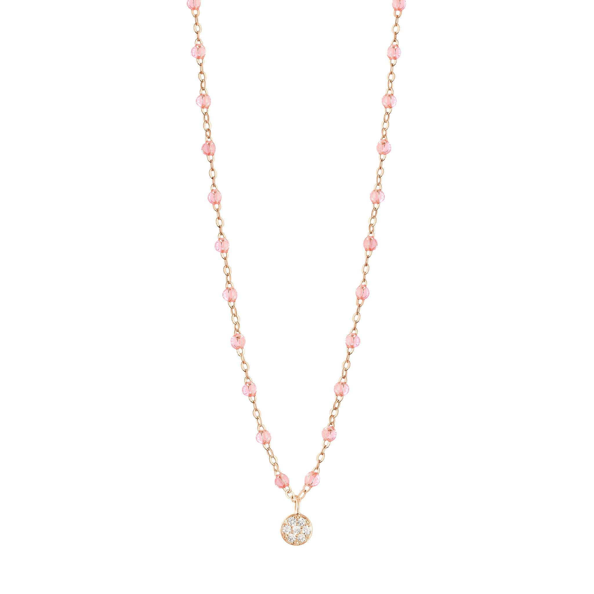 Collier rosée Puce diamants, or rose, 42 cm pirate Référence :  b1pu002r5342di -1