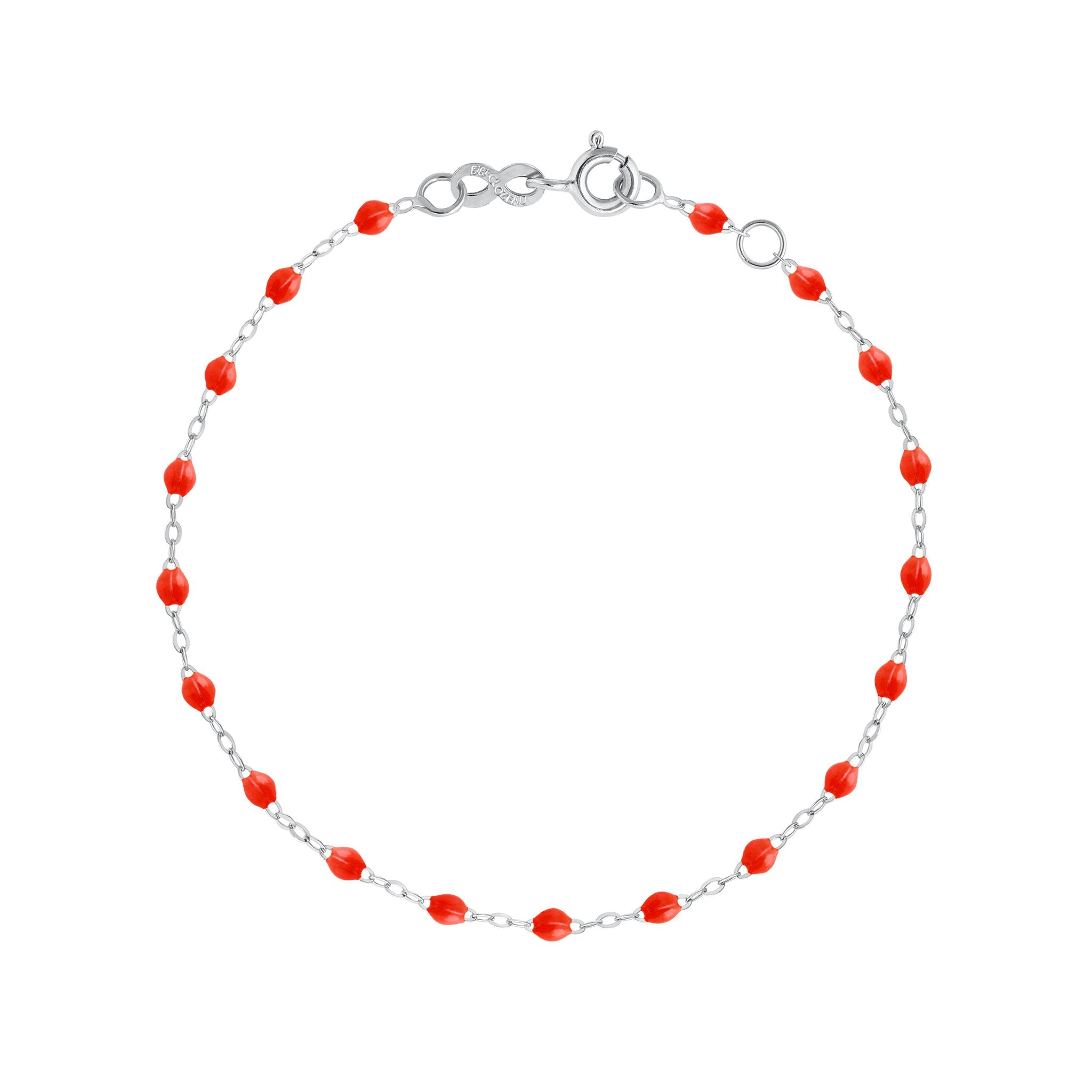 Bracelet corail Classique Gigi, or blanc, 17 cm classique gigi Référence :  b3gi001g5817xx -1
