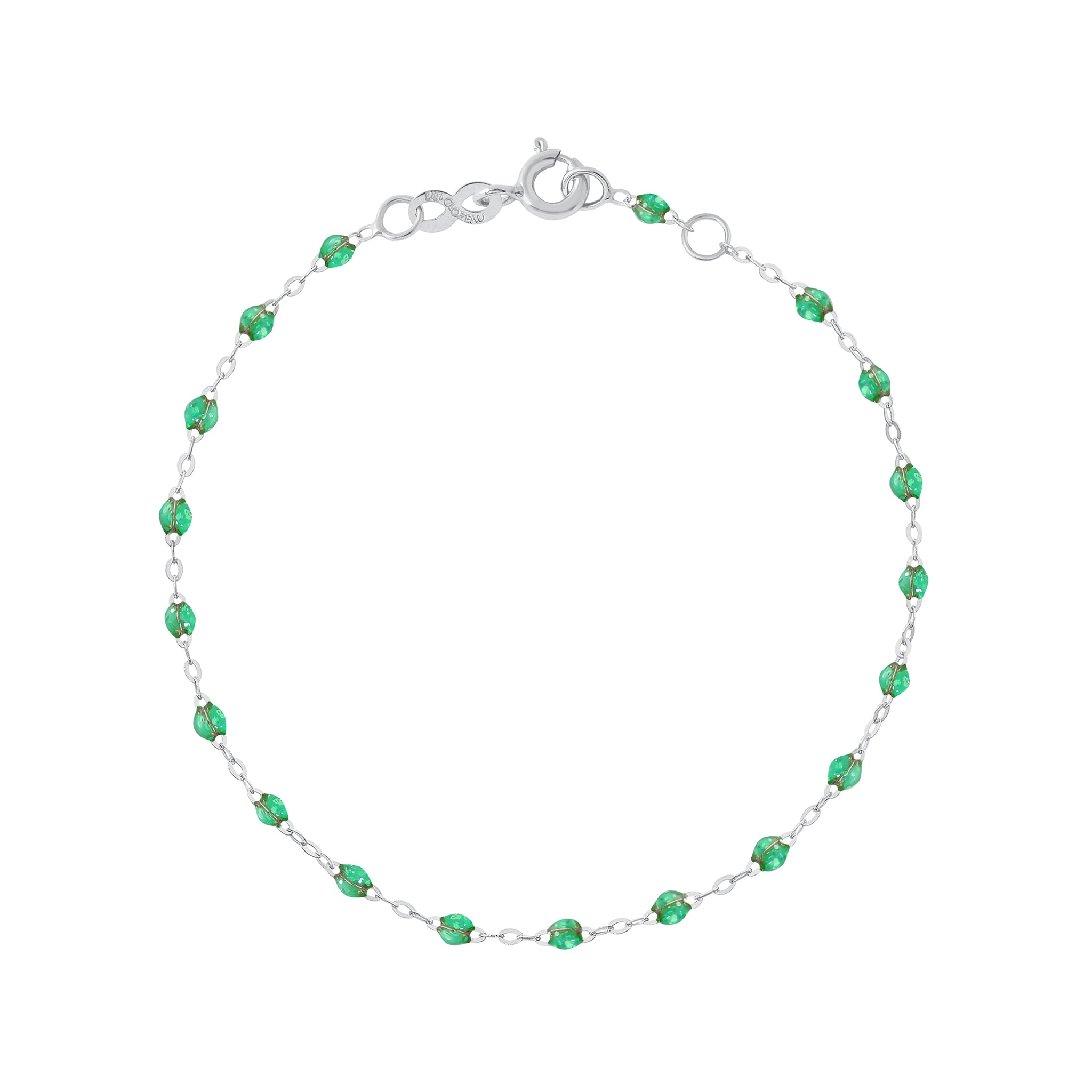 Bracelet menthe Classique Gigi, or blanc, 15 cm classique gigi Référence :  b3gi001g6015xx -1