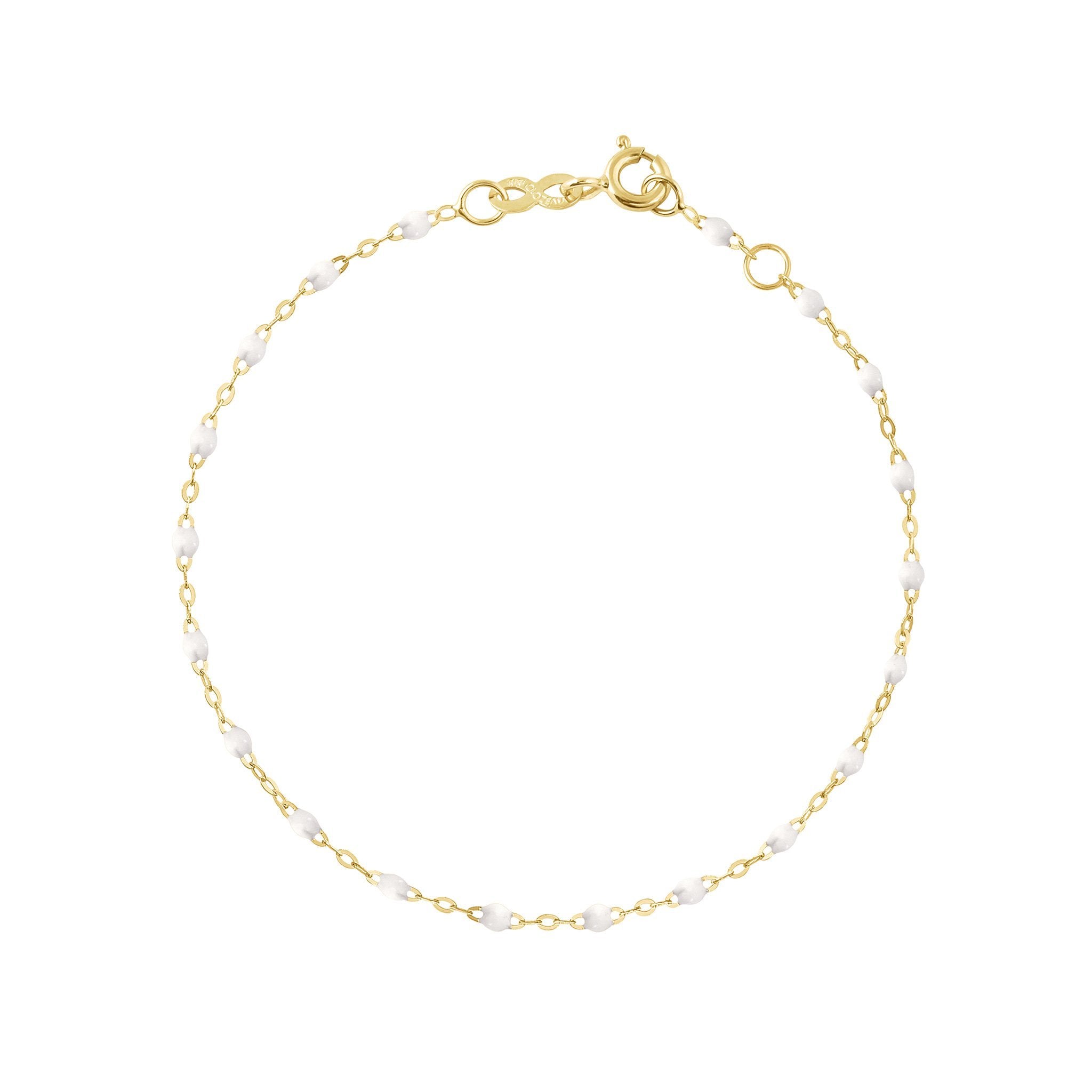 Bracelet blanc Classique Gigi, or jaune, 15 cm classique gigi Référence :  b3gi001j0115xx -1