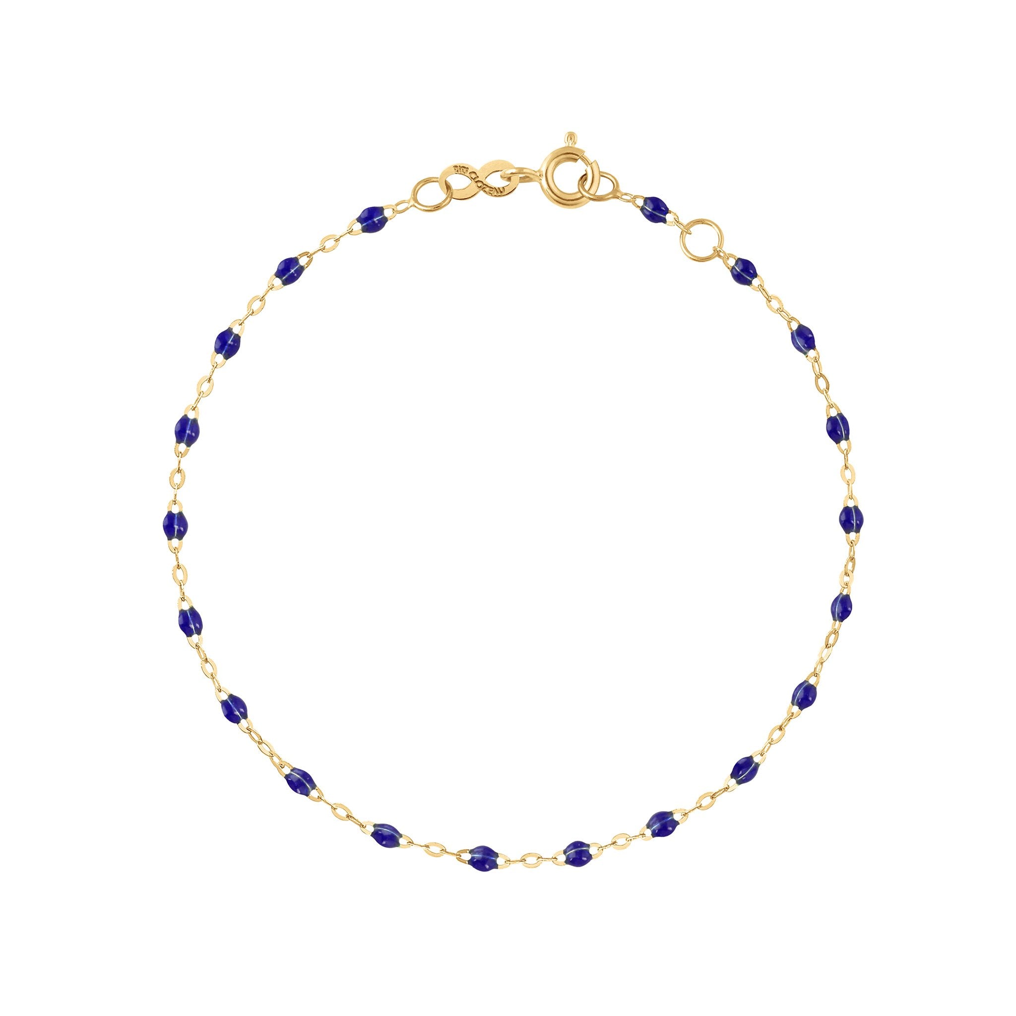 Bracelet prusse Classique Gigi, or jaune, 17 cm