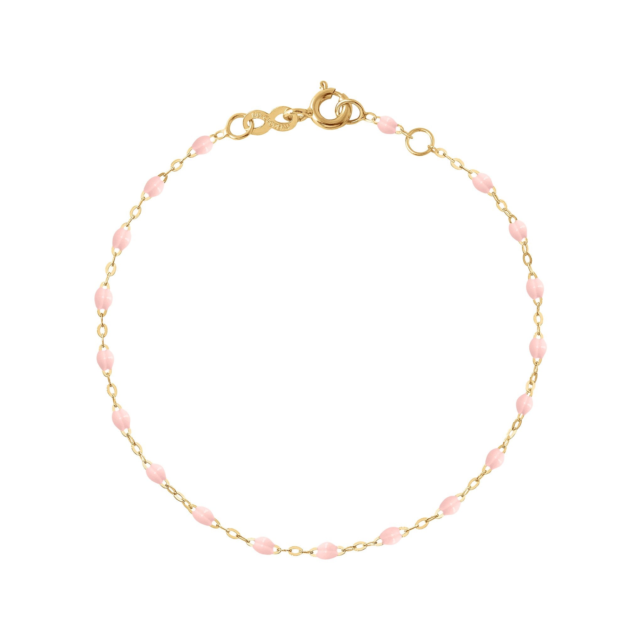 Bracelet rose bébé Classique Gigi, or jaune, 17 cm