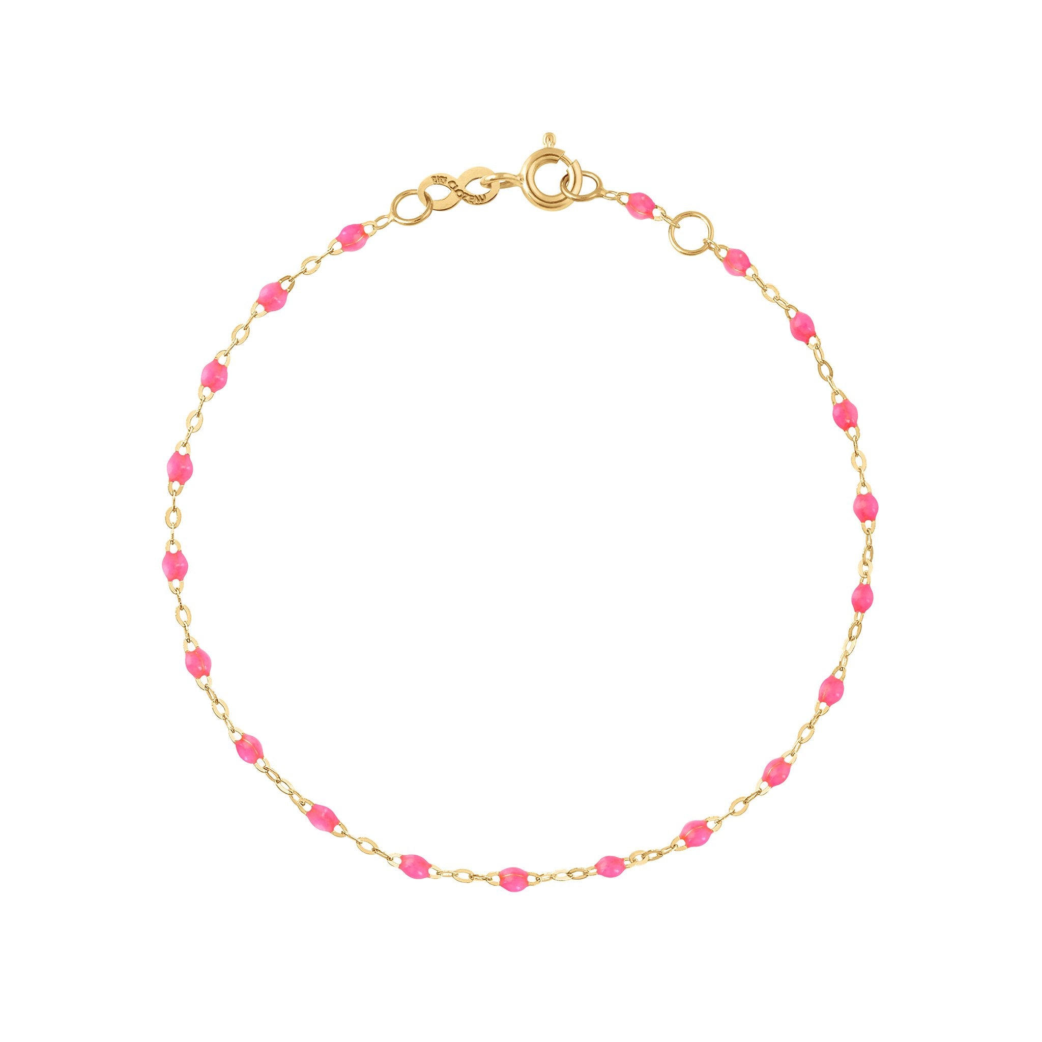 Bracelet rose fluo Classique Gigi, or jaune, 17 cm classique gigi Référence :  b3gi001j2917xx -1