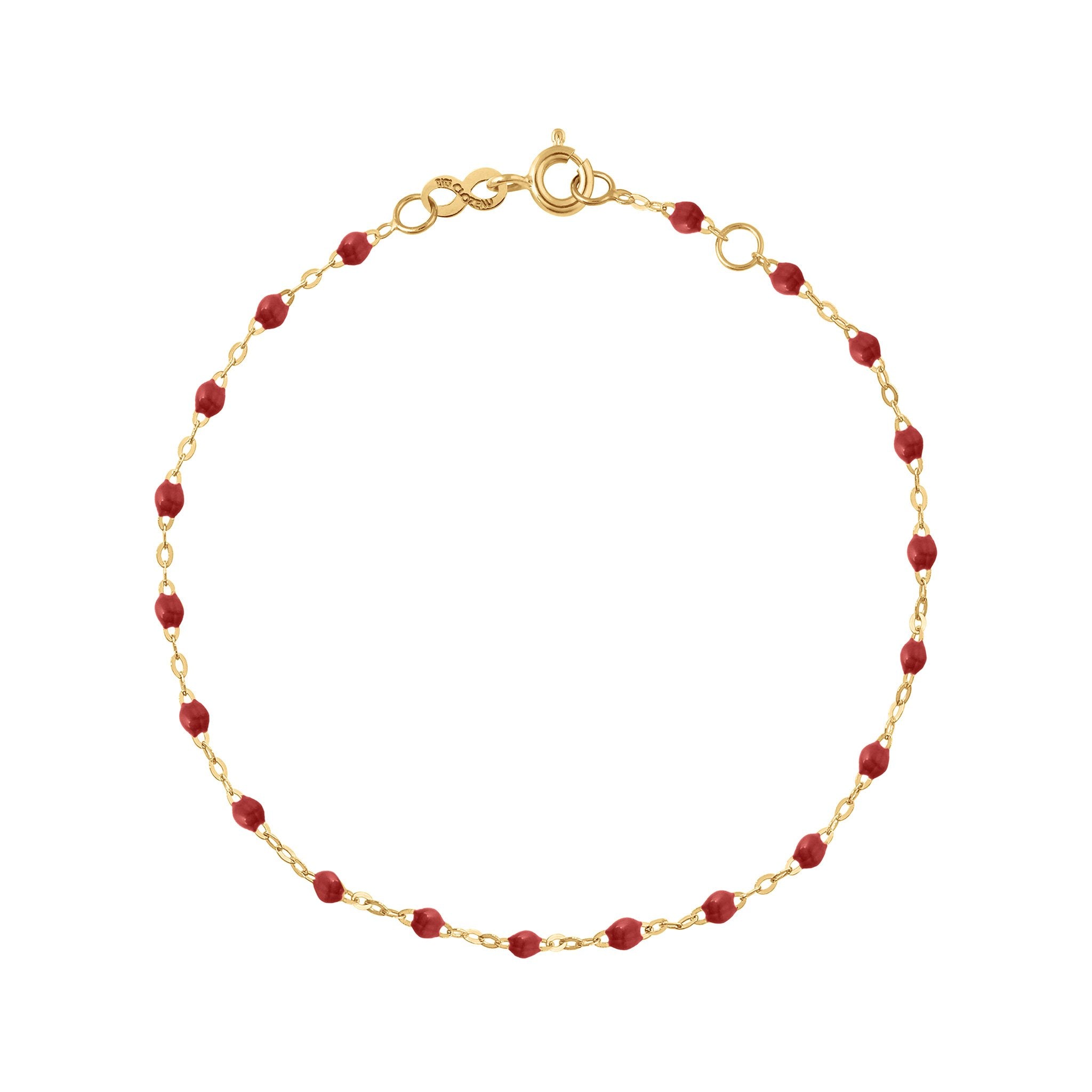 Bracelet bordeaux Classique Gigi, or jaune, 17 cm classique gigi Référence :  b3gi001j4117xx -1