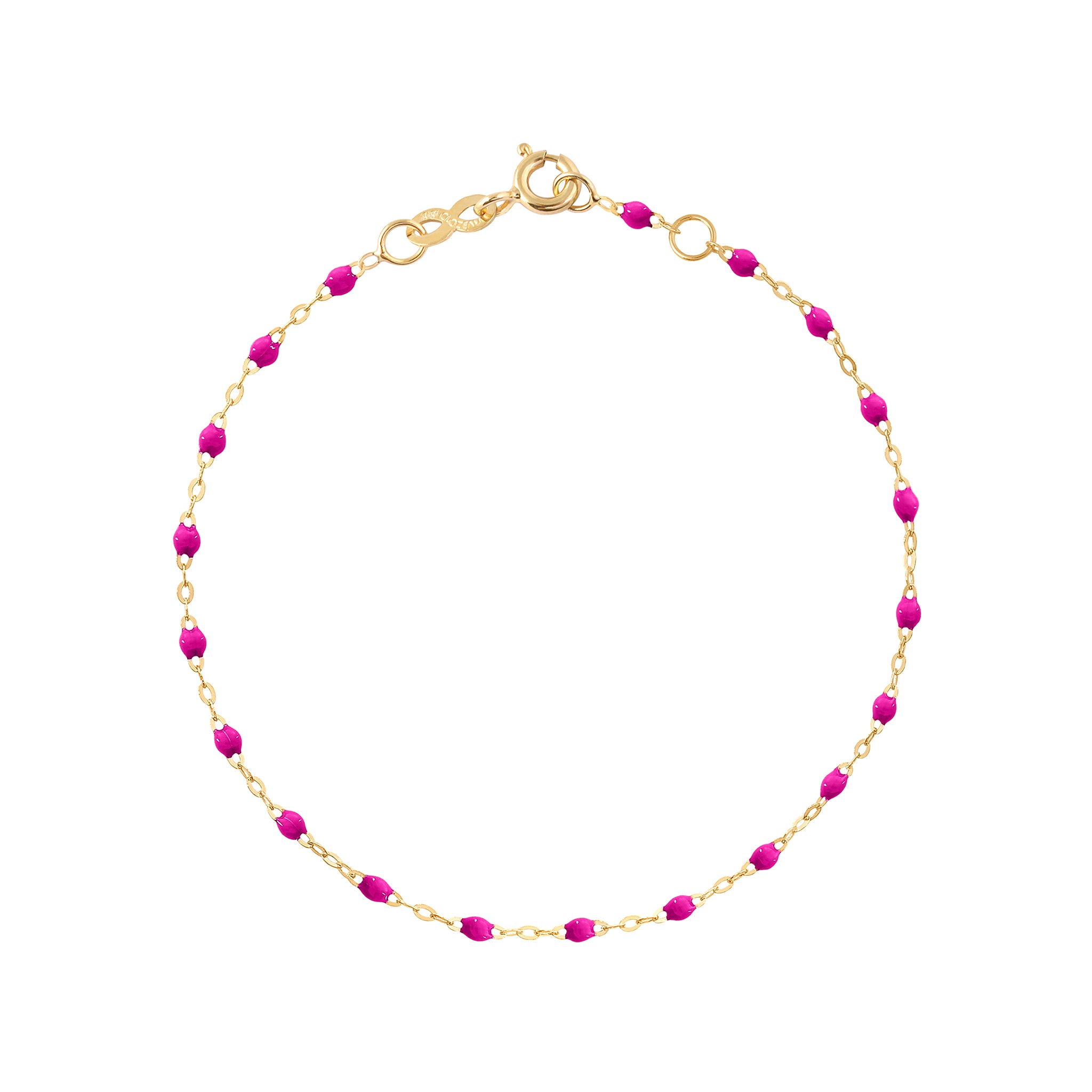 Bracelet bonbon Classique Gigi, or jaune, 17 cm