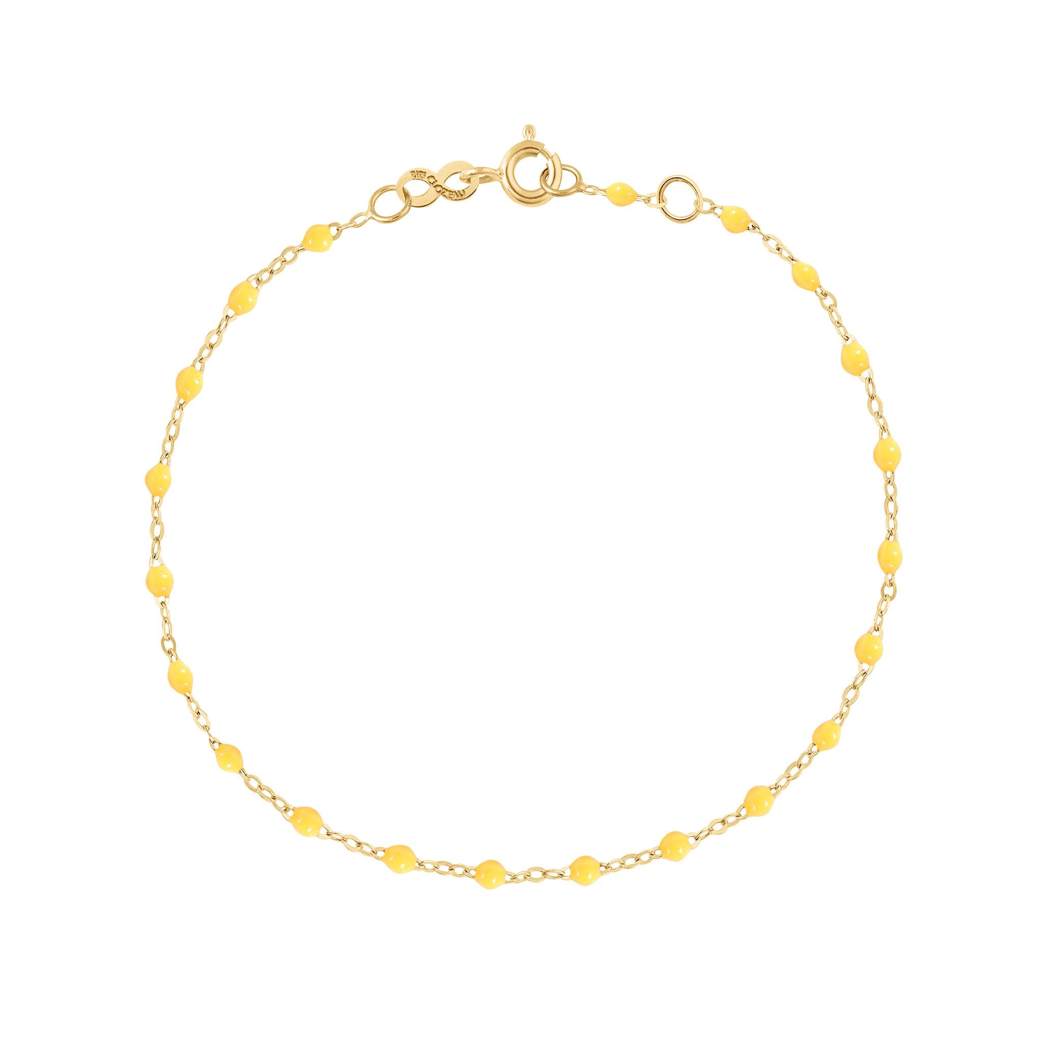 Bracelet citron Classique Gigi, or jaune, 17 cm