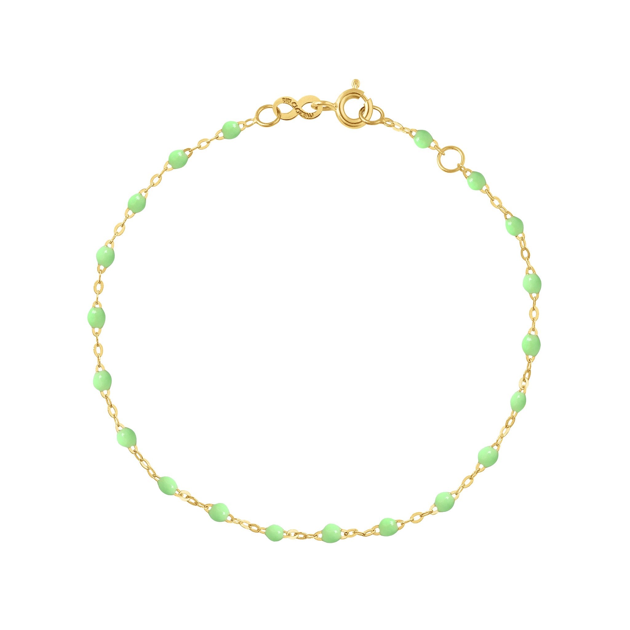 Bracelet anis Classique Gigi, or jaune, 17 cm