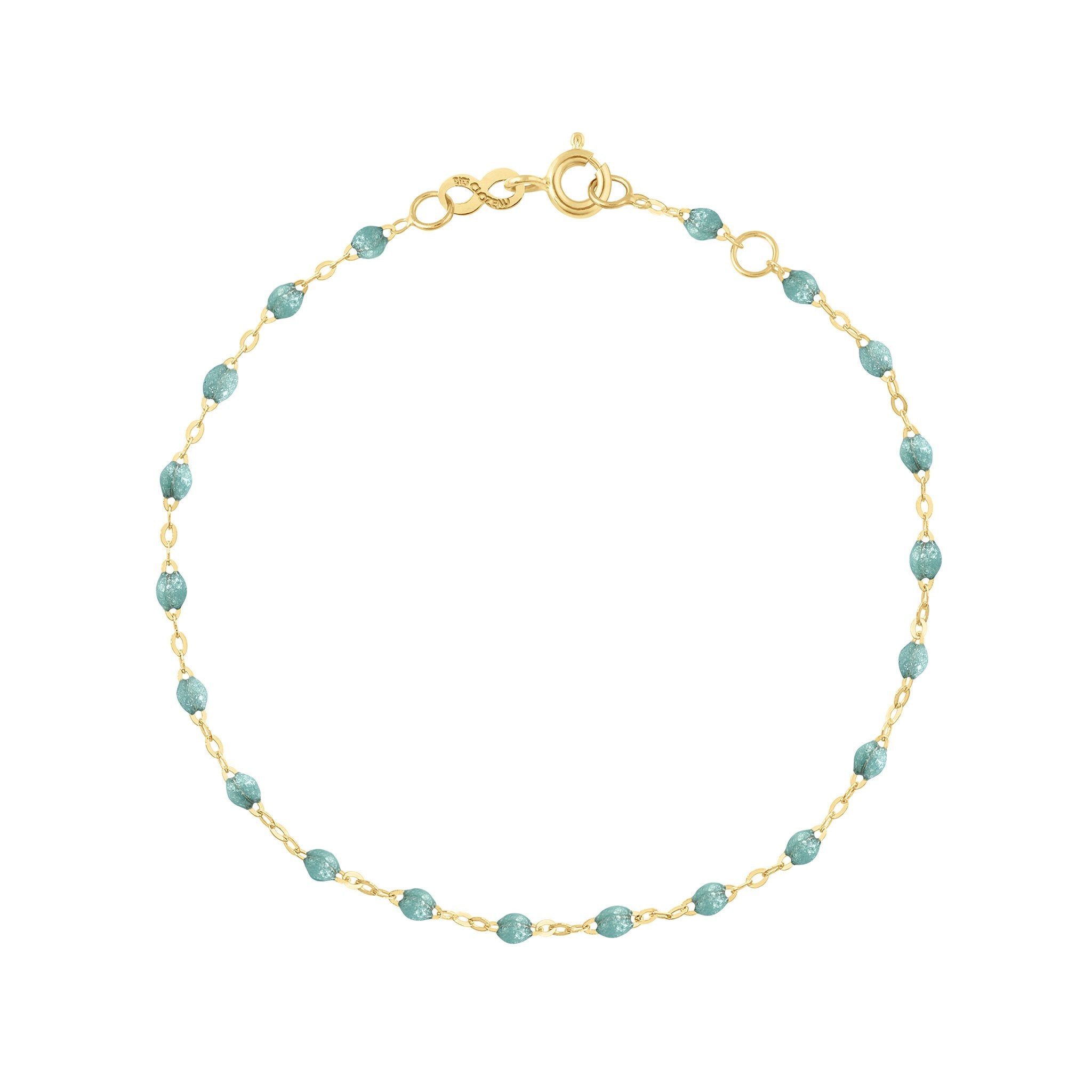 Bracelet glacier Classique Gigi, or jaune, 17 cm