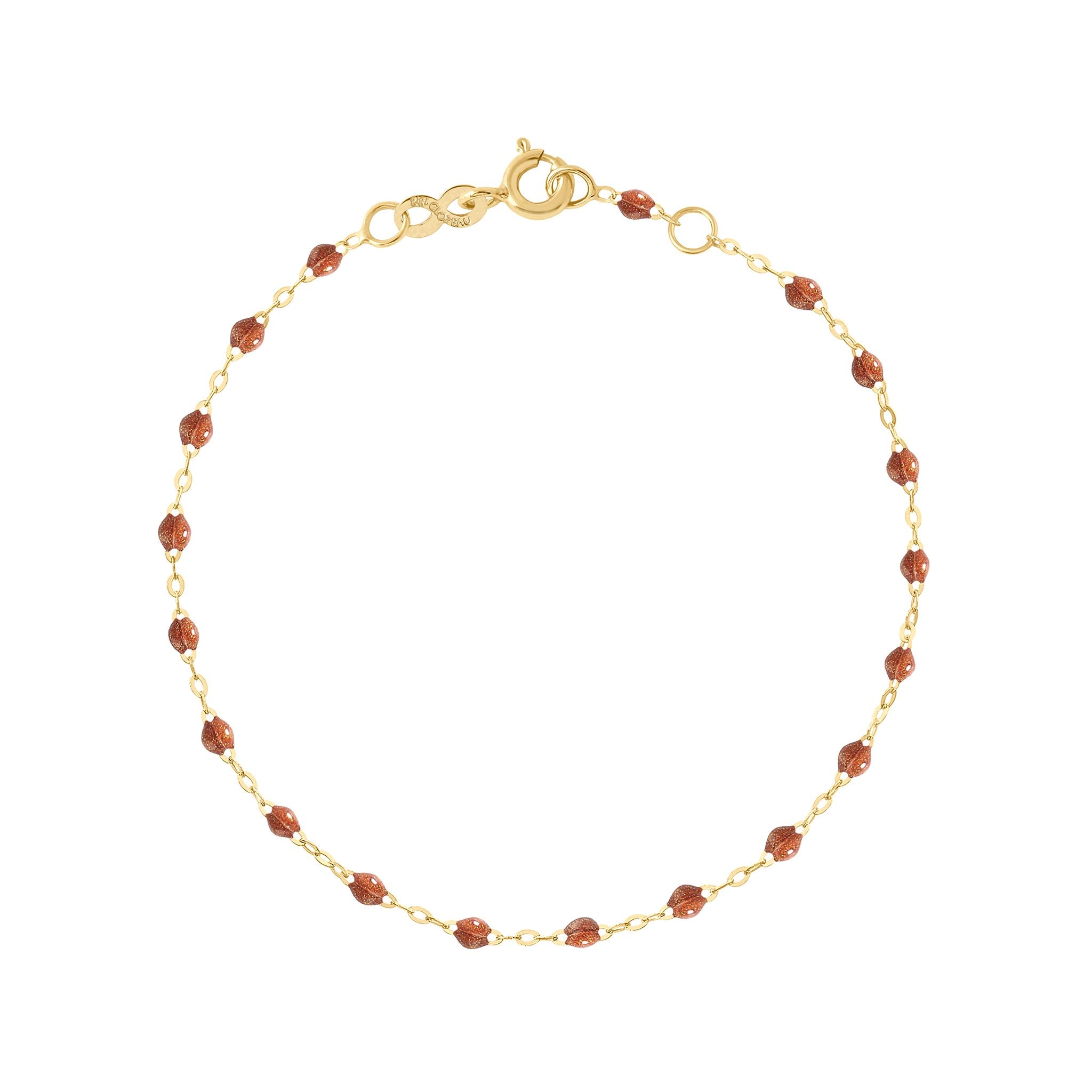 Bracelet fauve Classique Gigi, or jaune, 17 cm