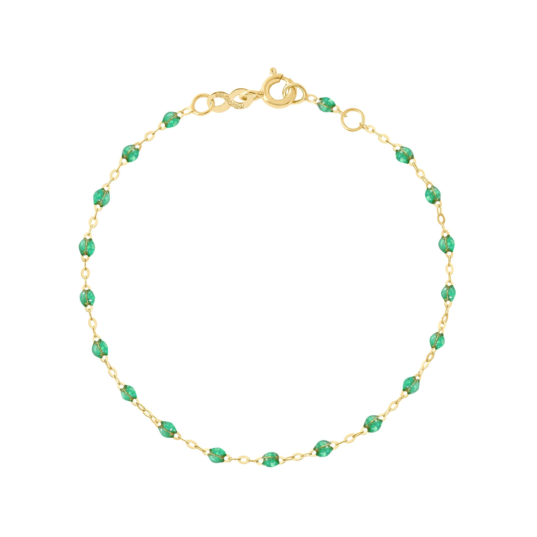 Bracelet menthe Classique Gigi, or jaune, 17 cm classique gigi Référence :  b3gi001j6017xx -1