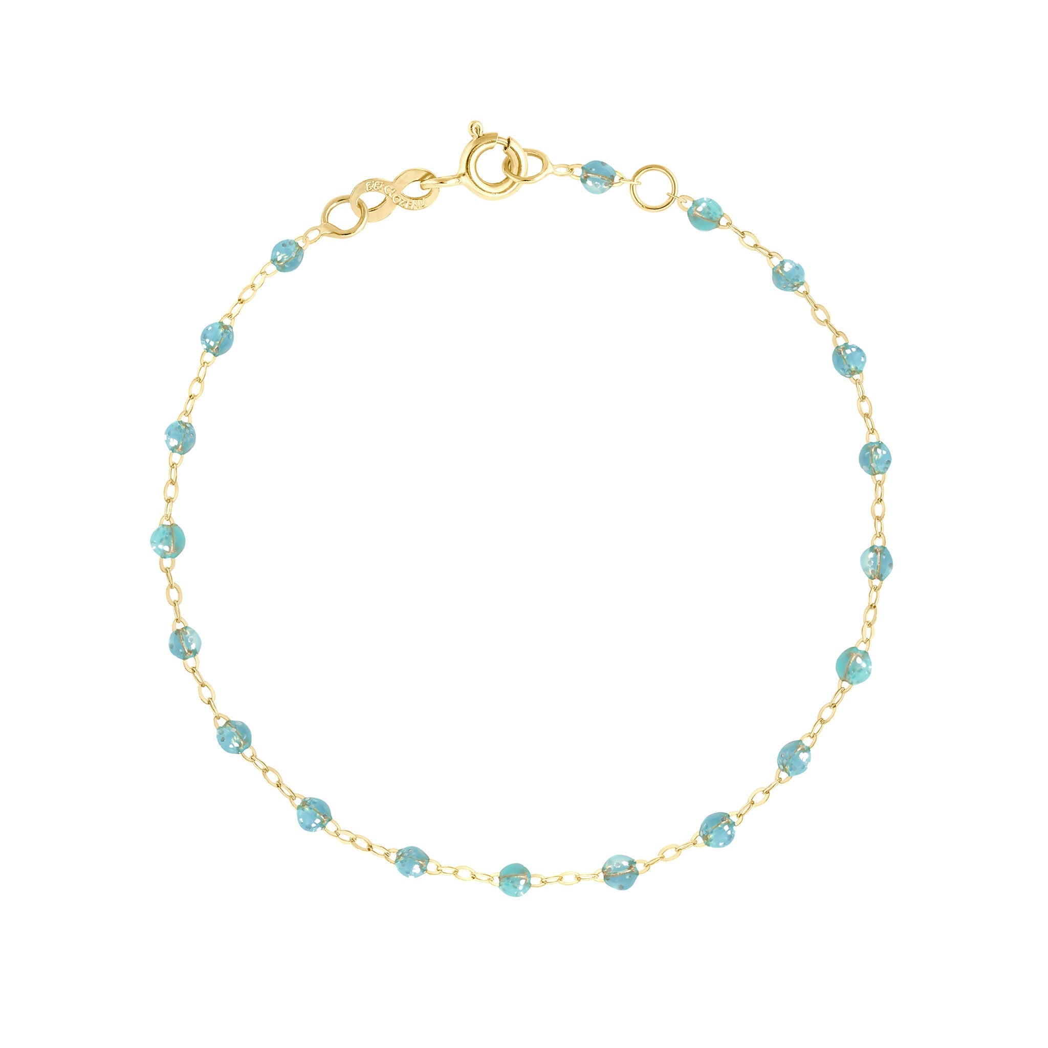 Bracelet aqua Classique Gigi, or jaune, 17 cm