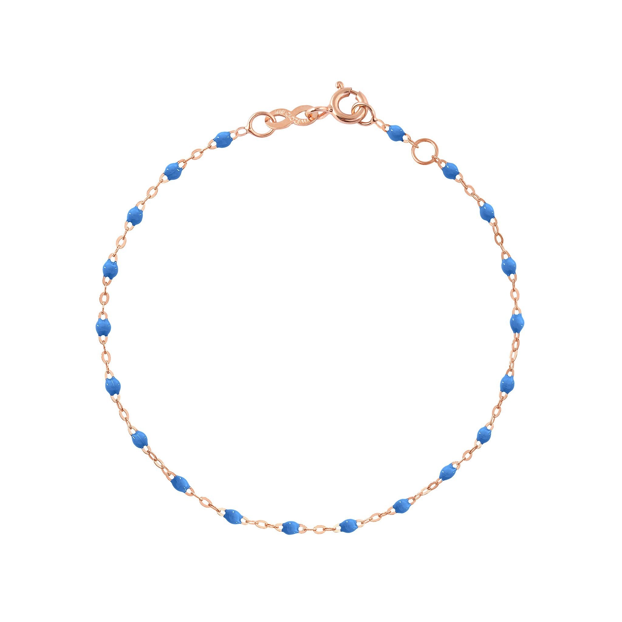 Bracelet bleu fluo Classique Gigi, or rose, 15 cm classique gigi Référence :  b3gi001r0415xx -1