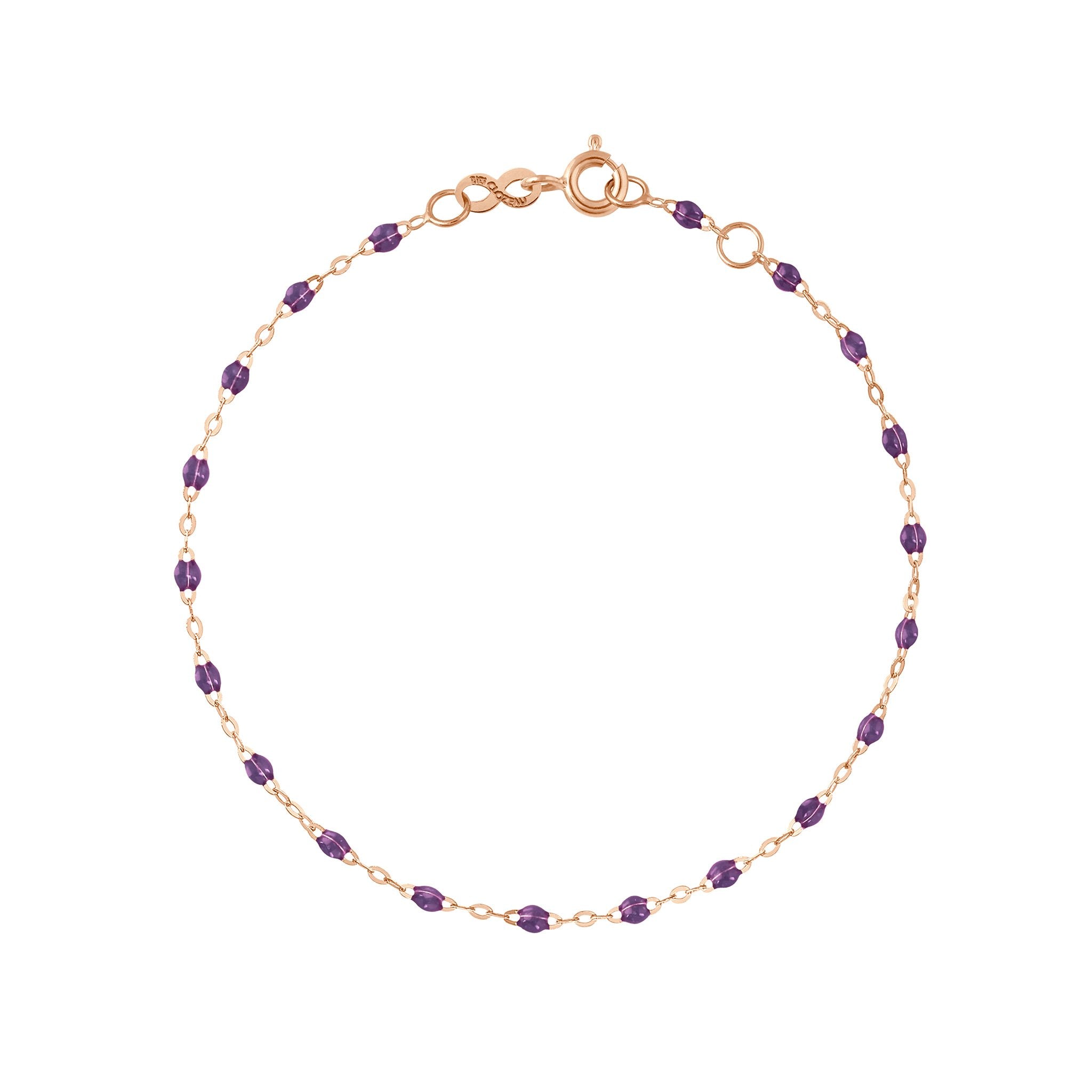 Bracelet violet Classique Gigi, or rose, 15 cm classique gigi Référence :  b3gi001r1115xx -1