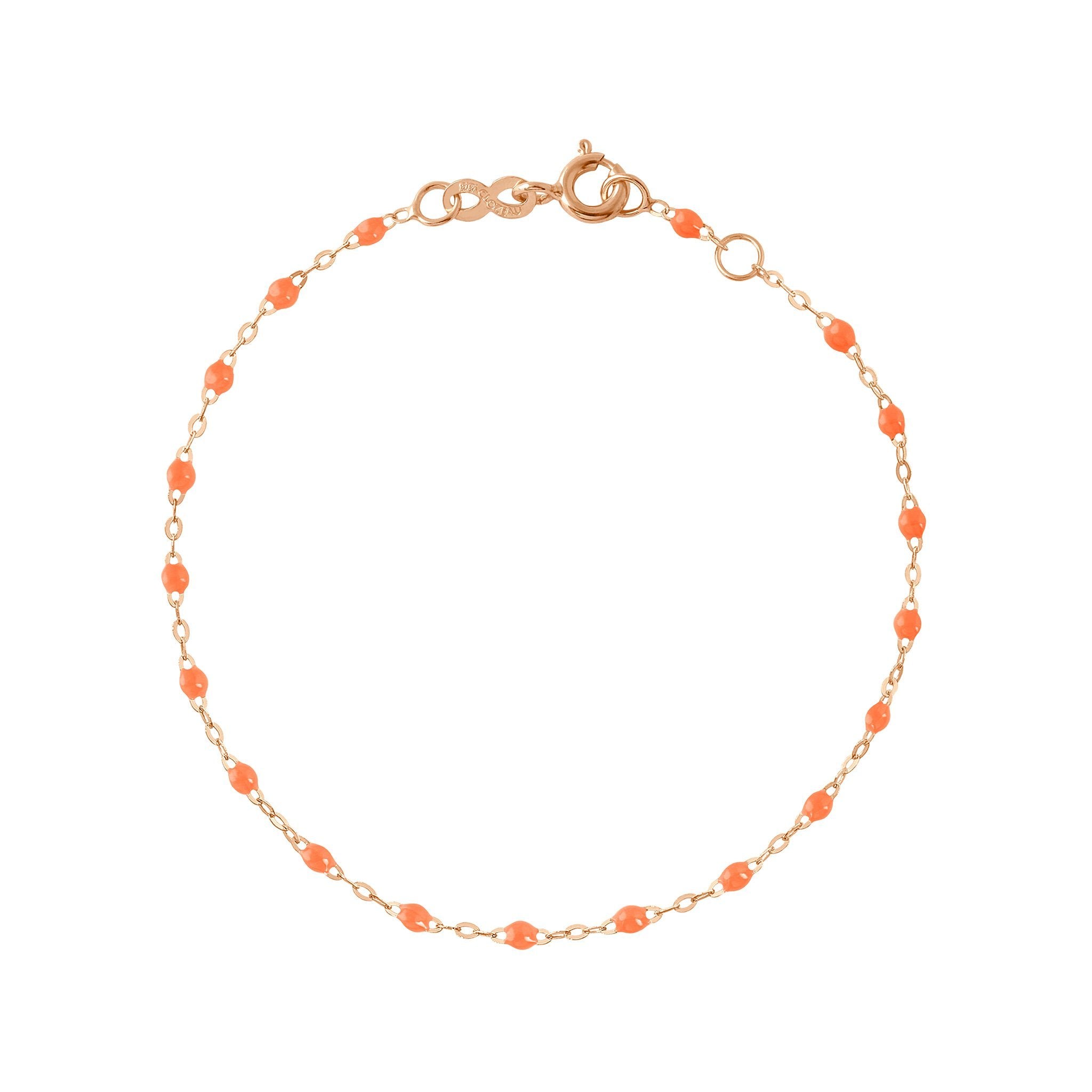 Bracelet orange fluo Classique Gigi, or rose, 15 cm classique gigi Référence :  b3gi001r1315xx -1