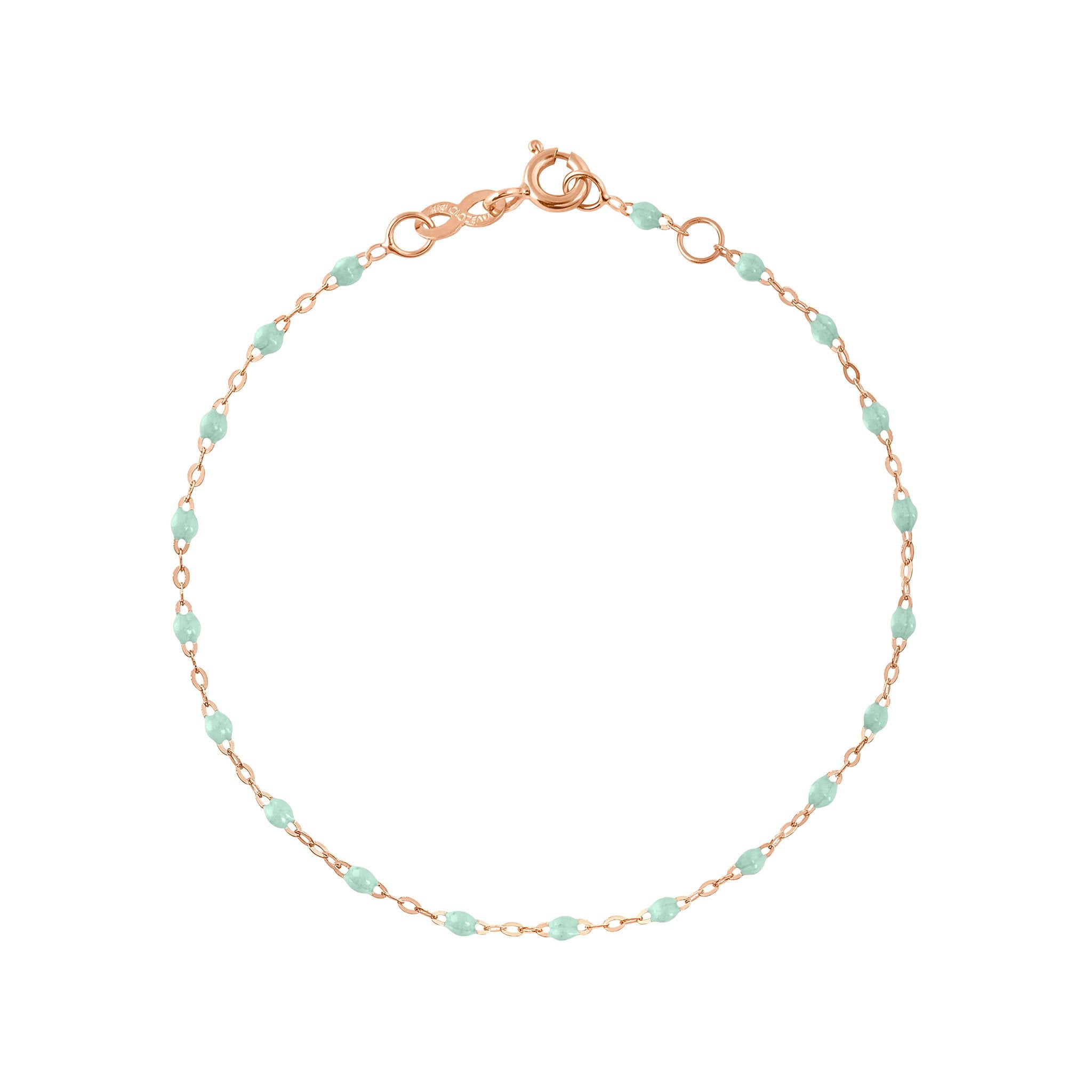 Bracelet jade Classique Gigi, or rose, 15 cm classique gigi Référence :  b3gi001r1715xx -1