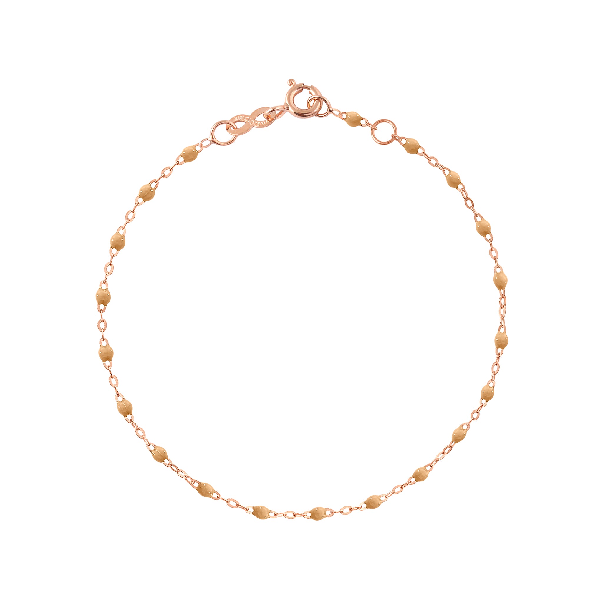 Bracelet nude Classique Gigi, or rose, 17 cm