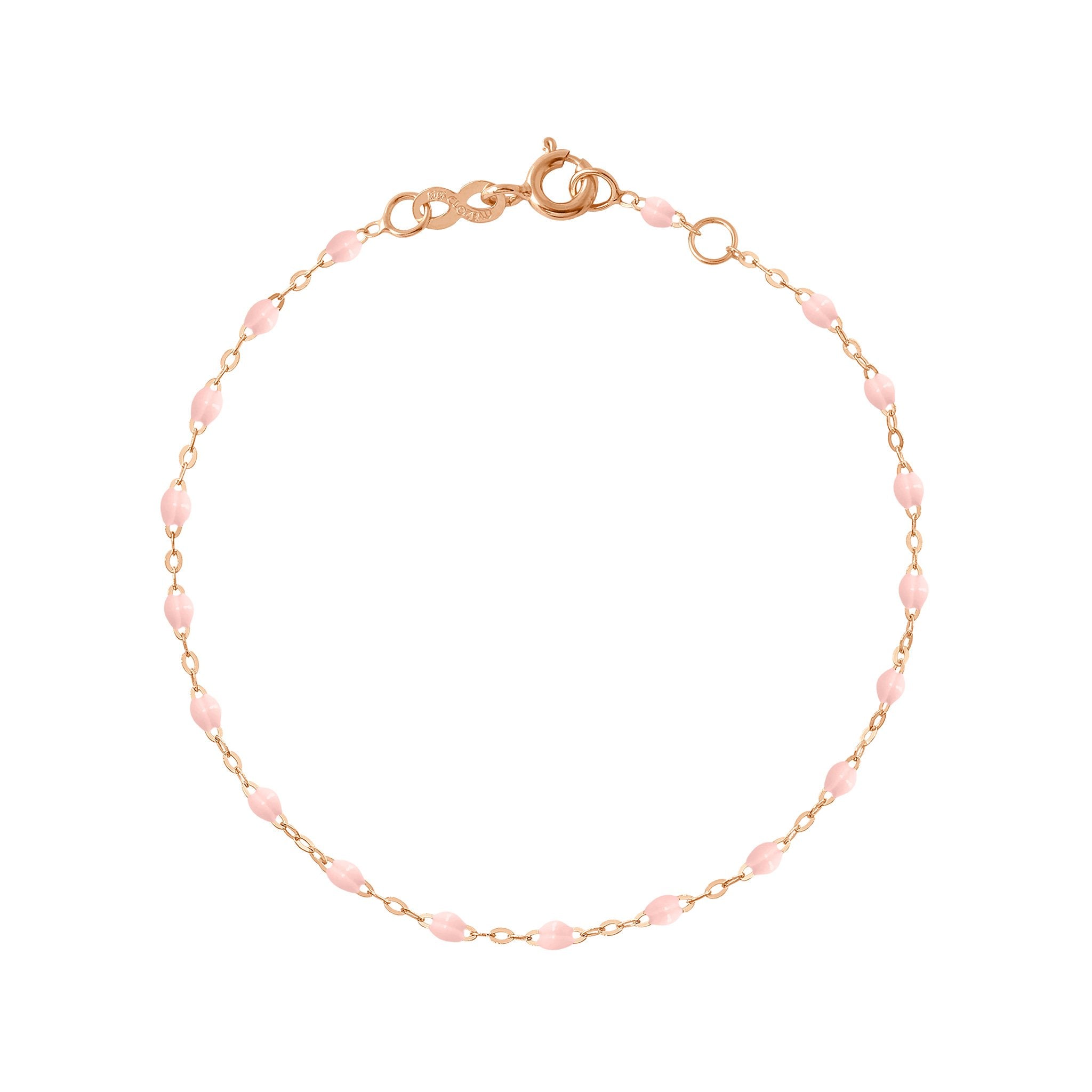 Bracelet rose bébé Classique Gigi, or rose, 17 cm