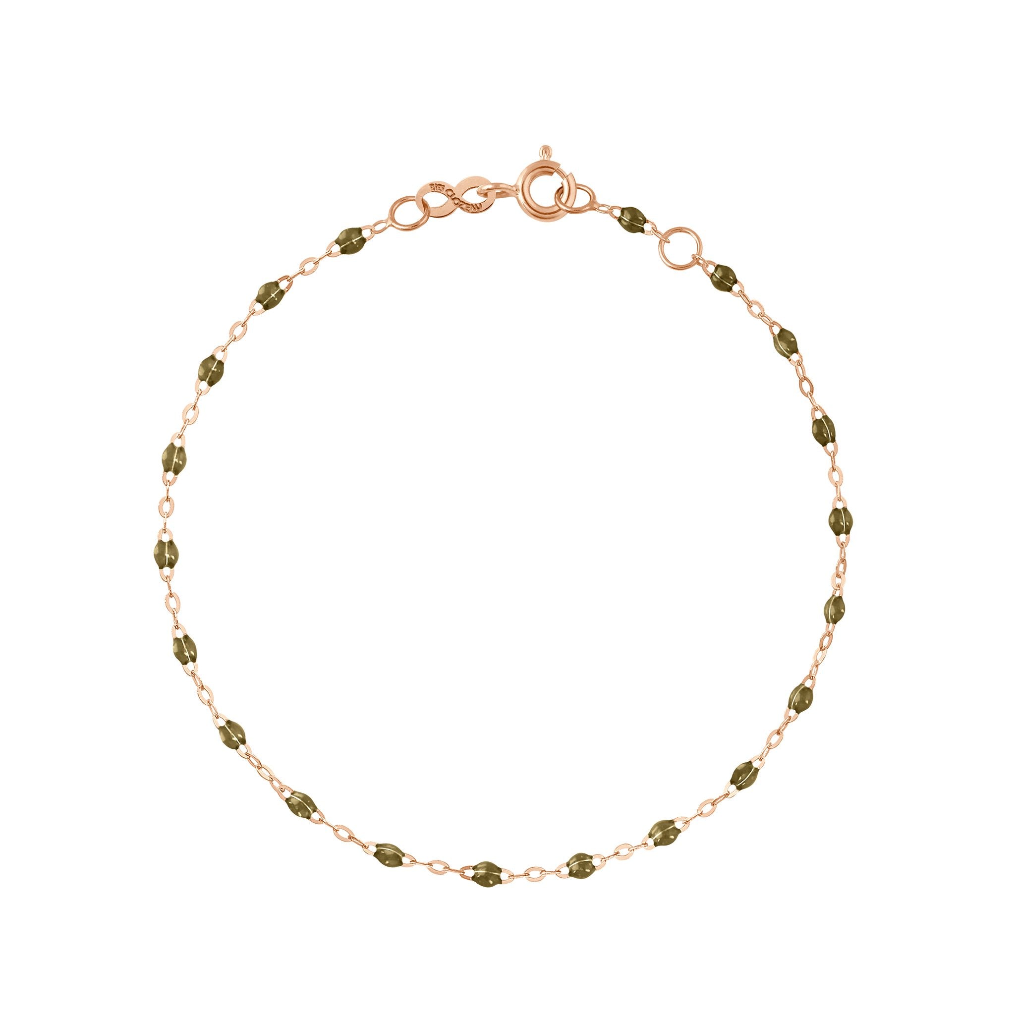 Bracelet kaki Classique Gigi, or rose, 17 cm classique gigi Référence :  b3gi001r3817xx -1