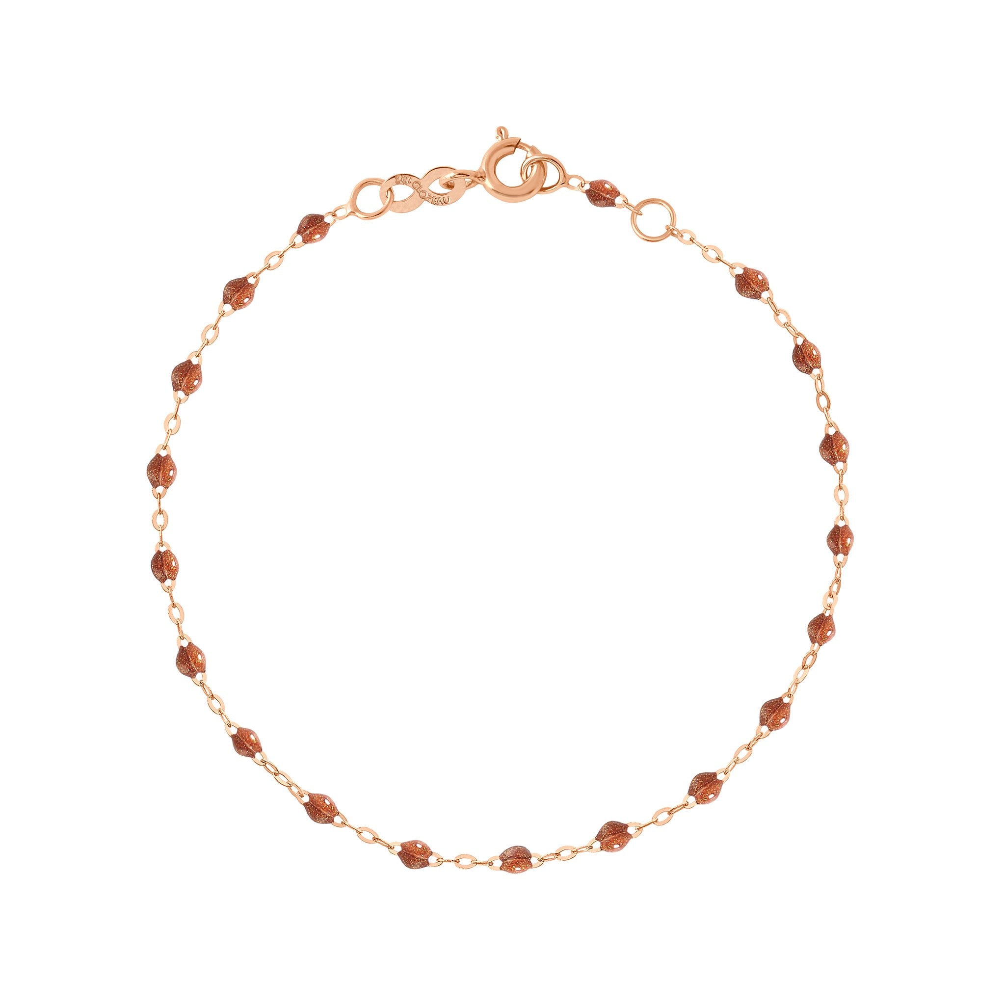 Bracelet fauve Classique Gigi, or rose, 15 cm classique gigi Référence :  b3gi001r5915xx -1