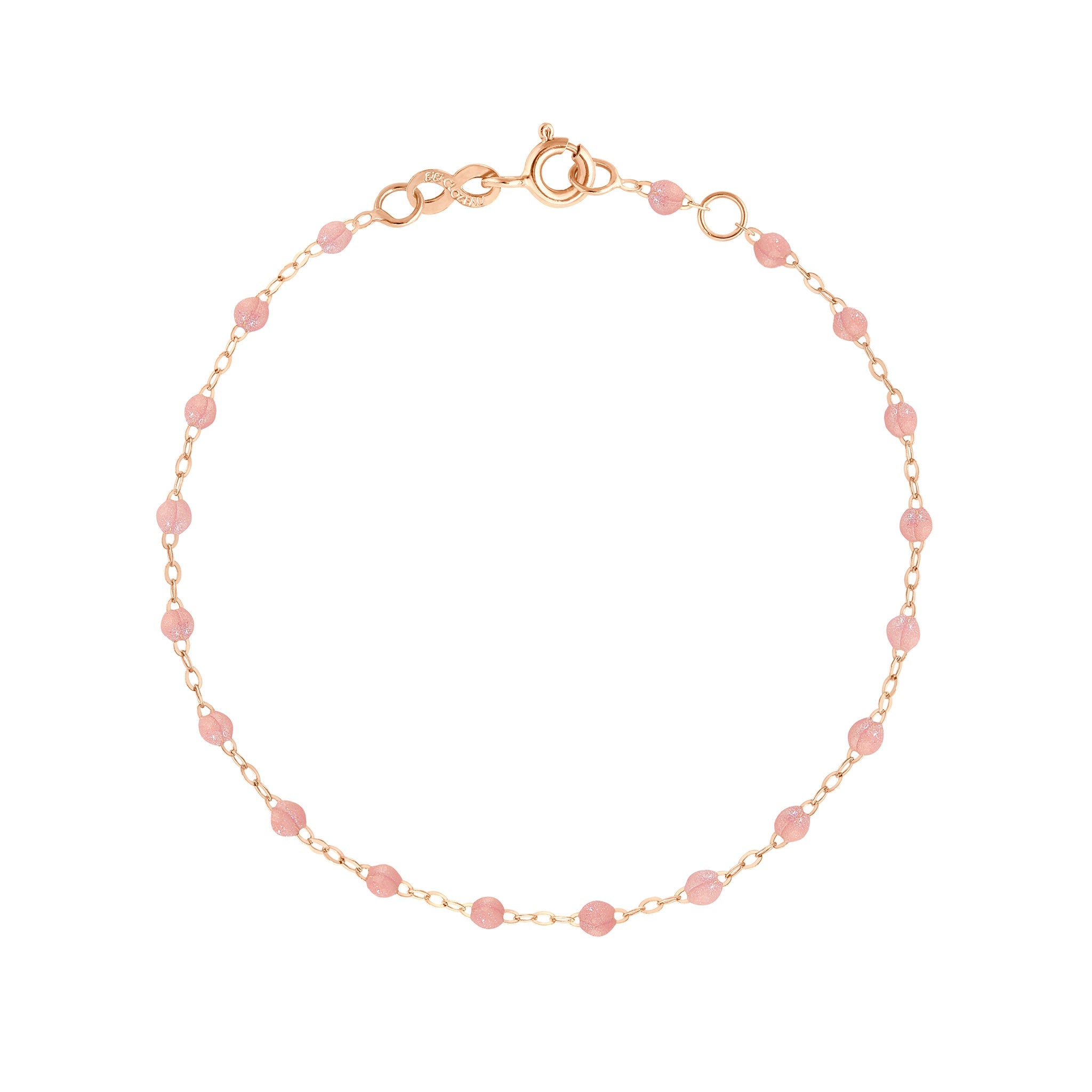 Bracelet blush Classique Gigi, or rose, 17 cm