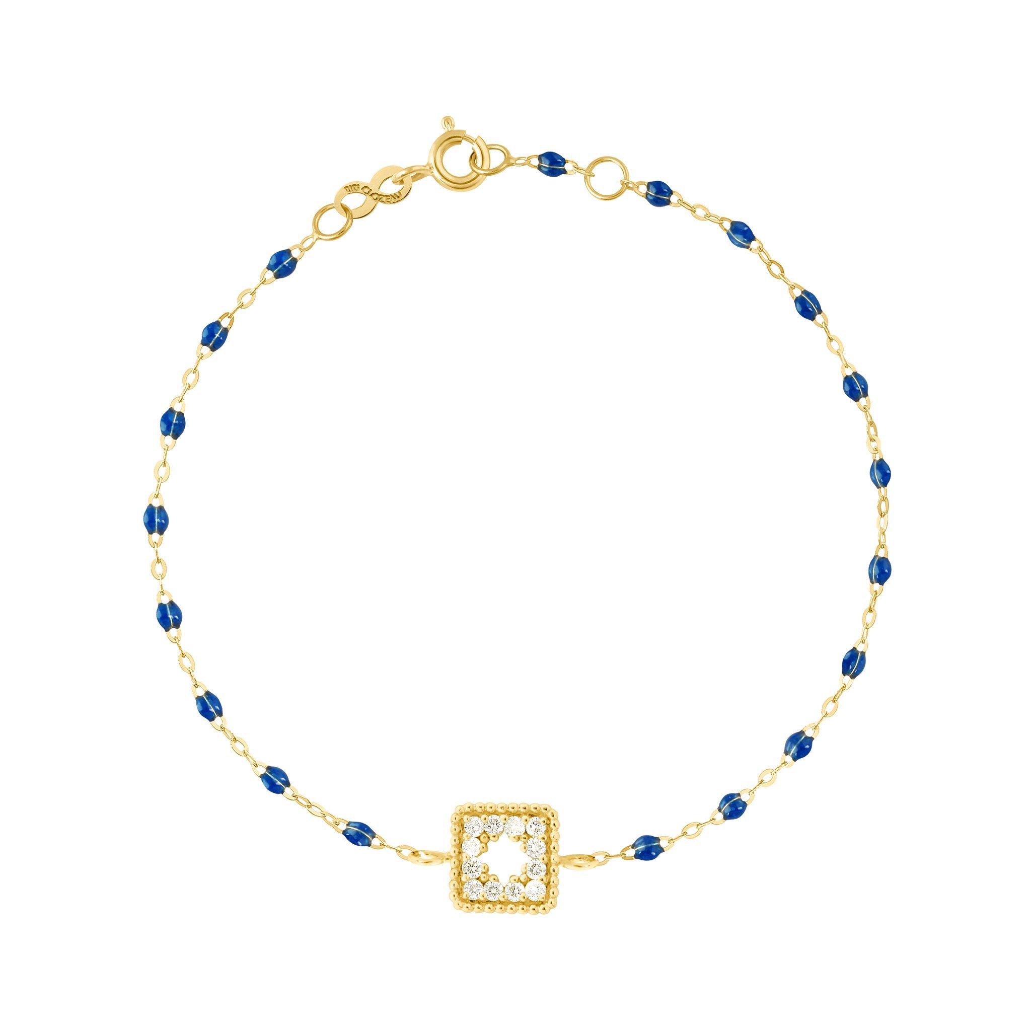 Bracelet saphir Trésor, diamants, or jaune, 17 cm pirate Référence :  b3tr001j1417di -1