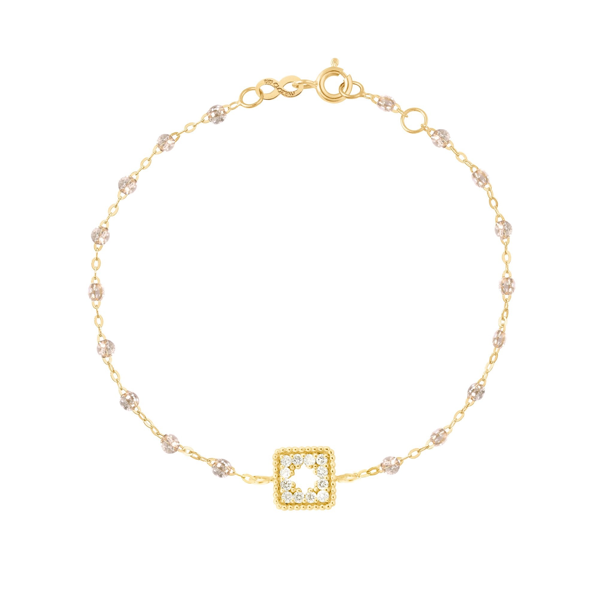 Bracelet sparkle Trésor, diamants, or jaune, 17 cm pirate Référence :  b3tr001j4917di -1