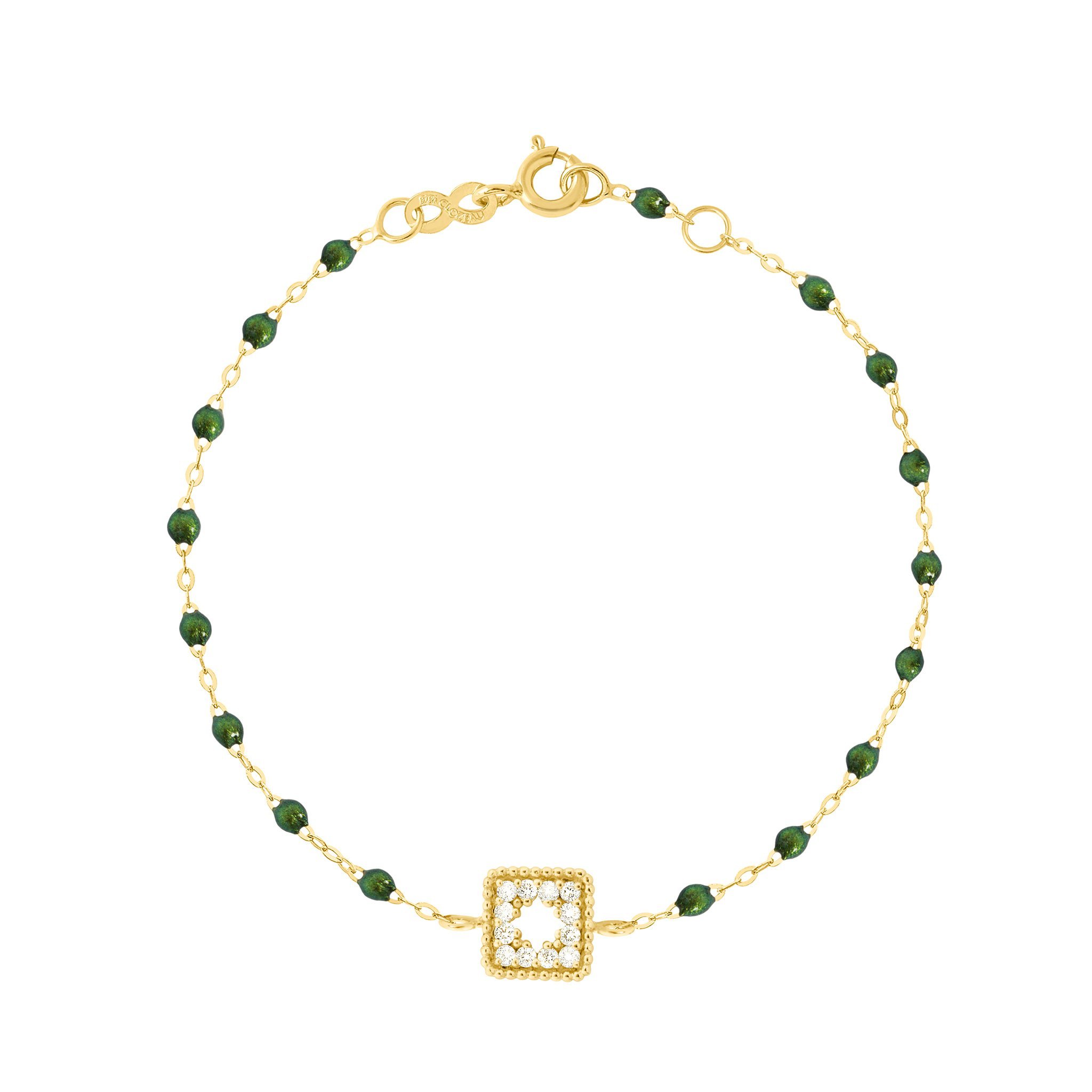 Bracelet scarabée Trésor, diamants, or jaune, 17 cm pirate Référence :  b3tr001j5617di -1