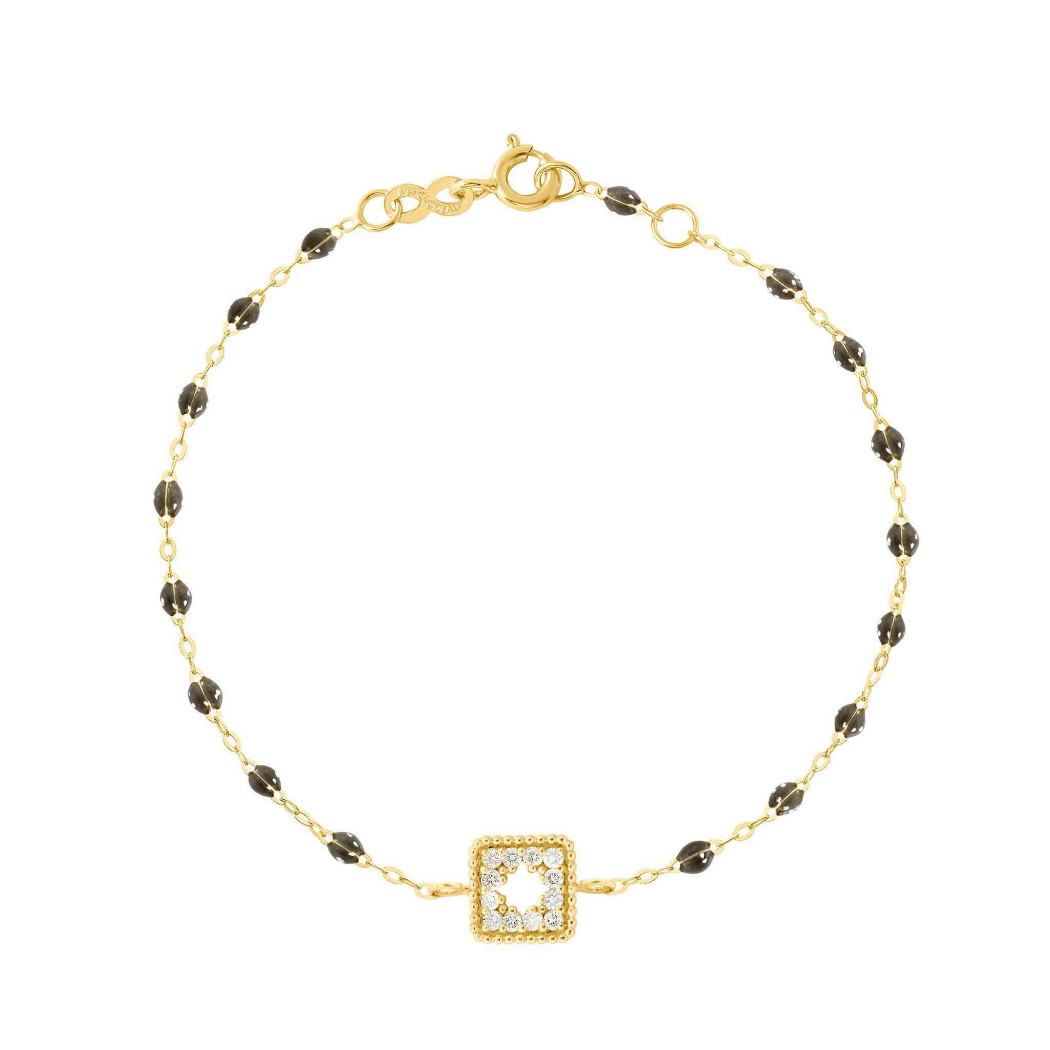 Bracelet quartz Trésor, diamants, or jaune, 17 cm pirate Référence :  b3tr001j5717di -1