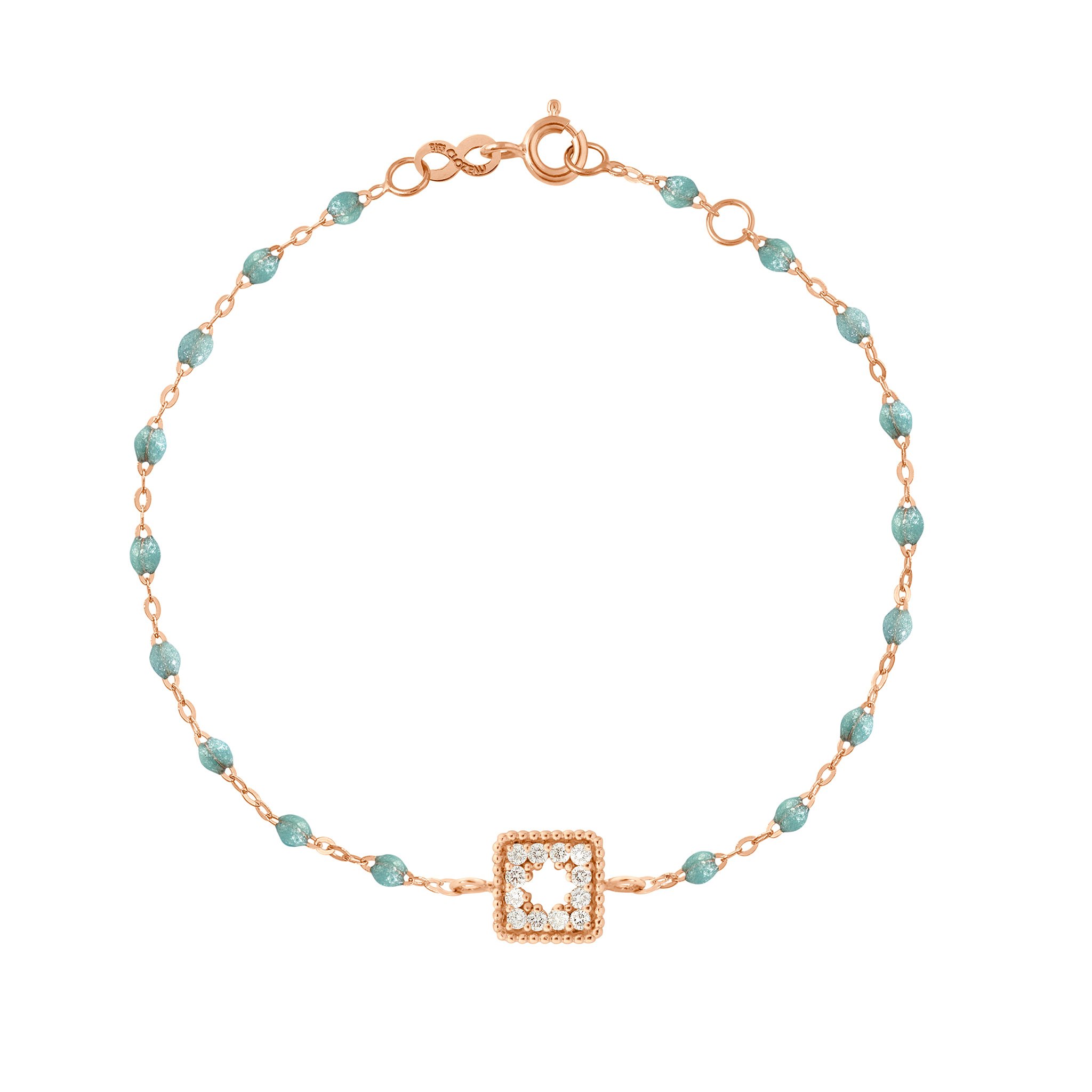 Bracelet glacier Trésor, diamants, or rose, 17 cm  Référence :  b3tr001r5517di -1